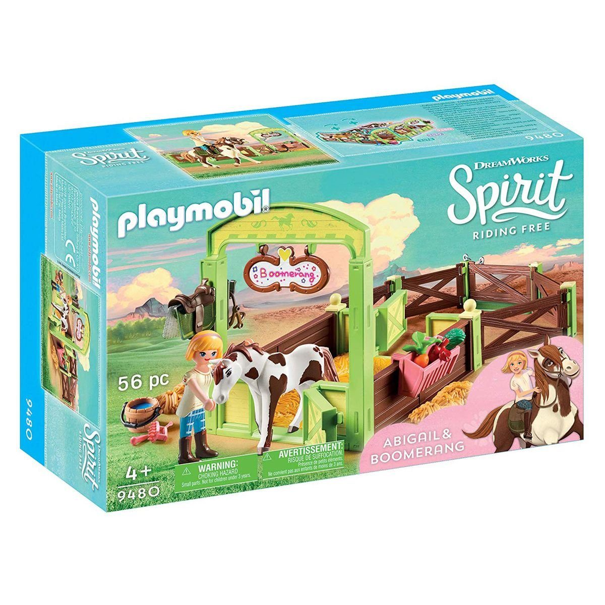 Playmobil® Spielwelt »PLAYMOBIL® 9480 - Dreamworks Spirit - Pferdebox  Abigail & Boomerang« online kaufen | OTTO