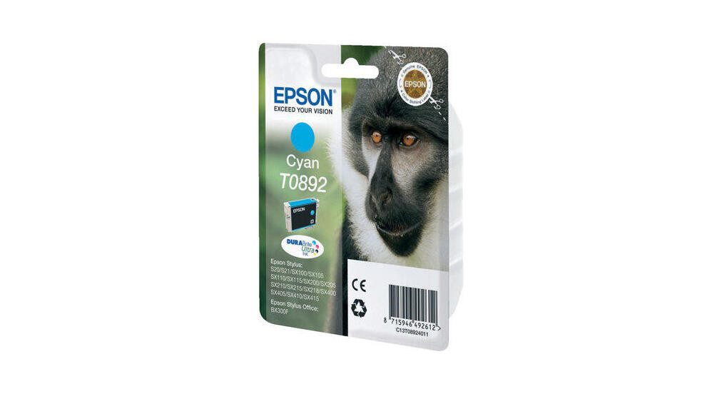 Thumbnail - Epson Epson T0892 Druckerpatrone cyan Blister Tintenpatrone