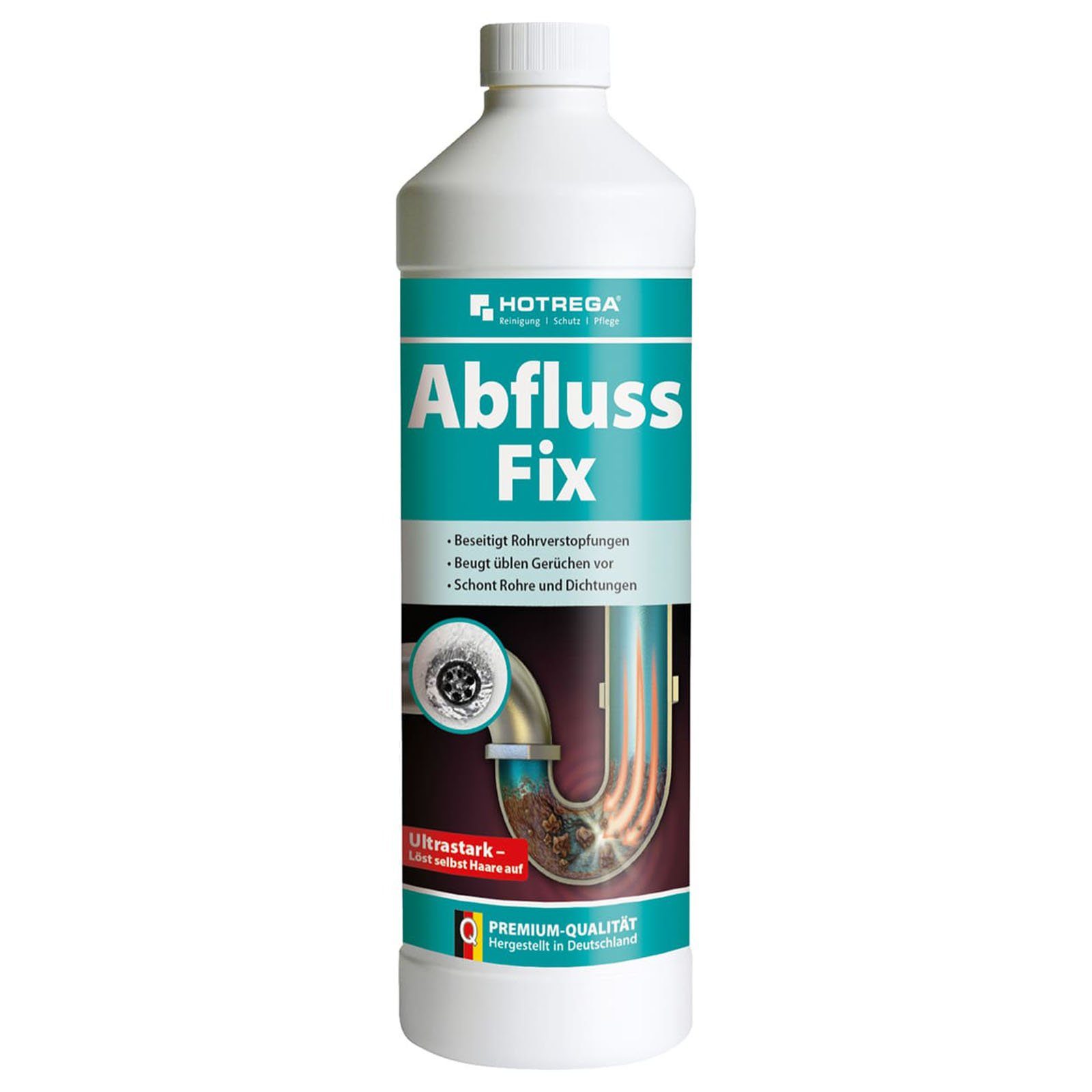 Abfluss Fix Abflussreiniger Rohrreiniger Abflussfrei 1L Konzentrat Rohrreiniger