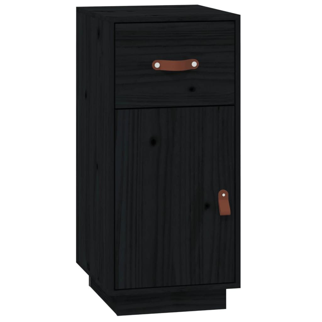 vidaXL Sideboard Sideboard Schwarz 34x40x75 cm günstig online kaufen