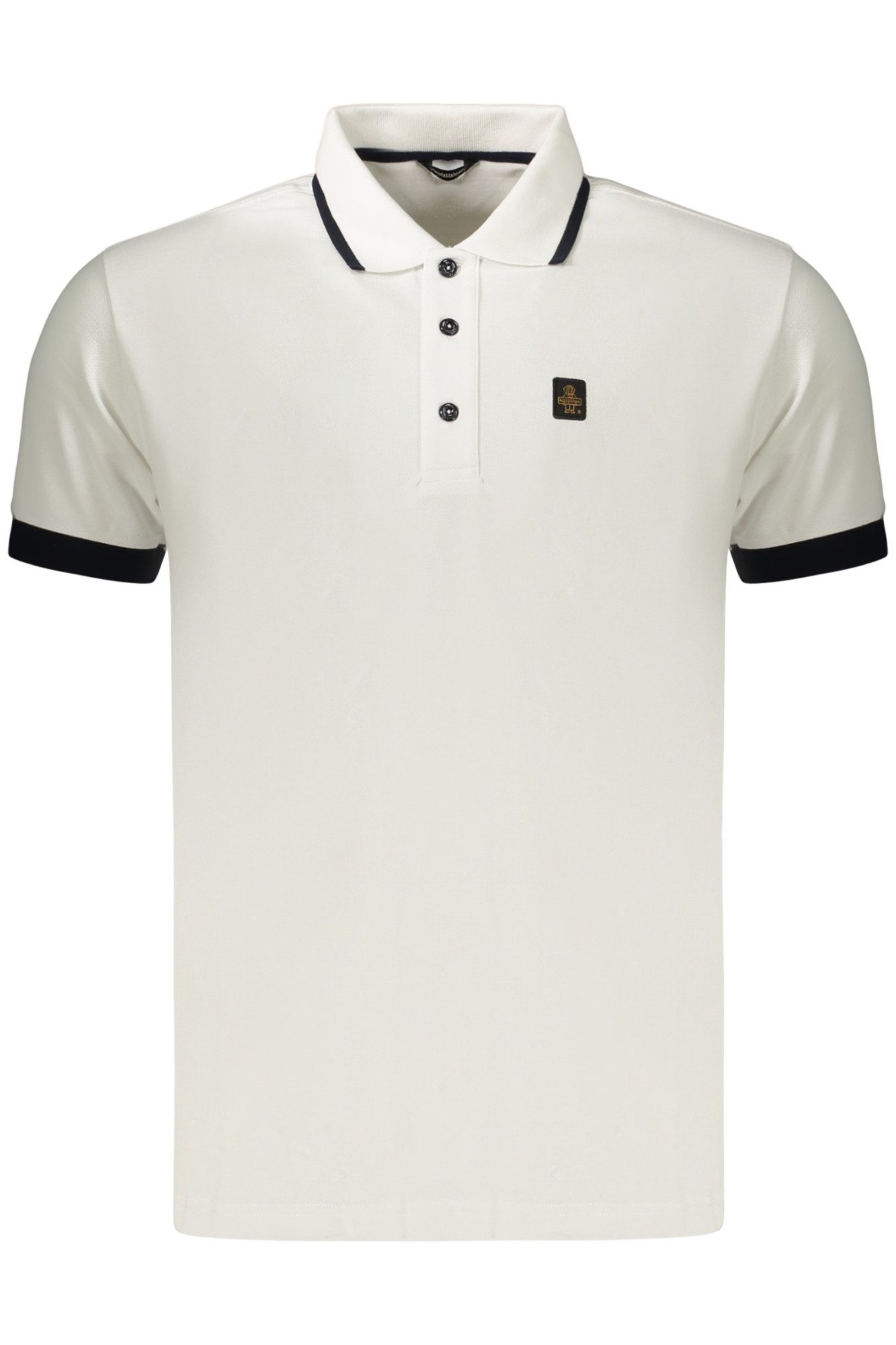 RefrigiWear Poloshirt Herren Kurzarm Poloshirt in Weiß mit