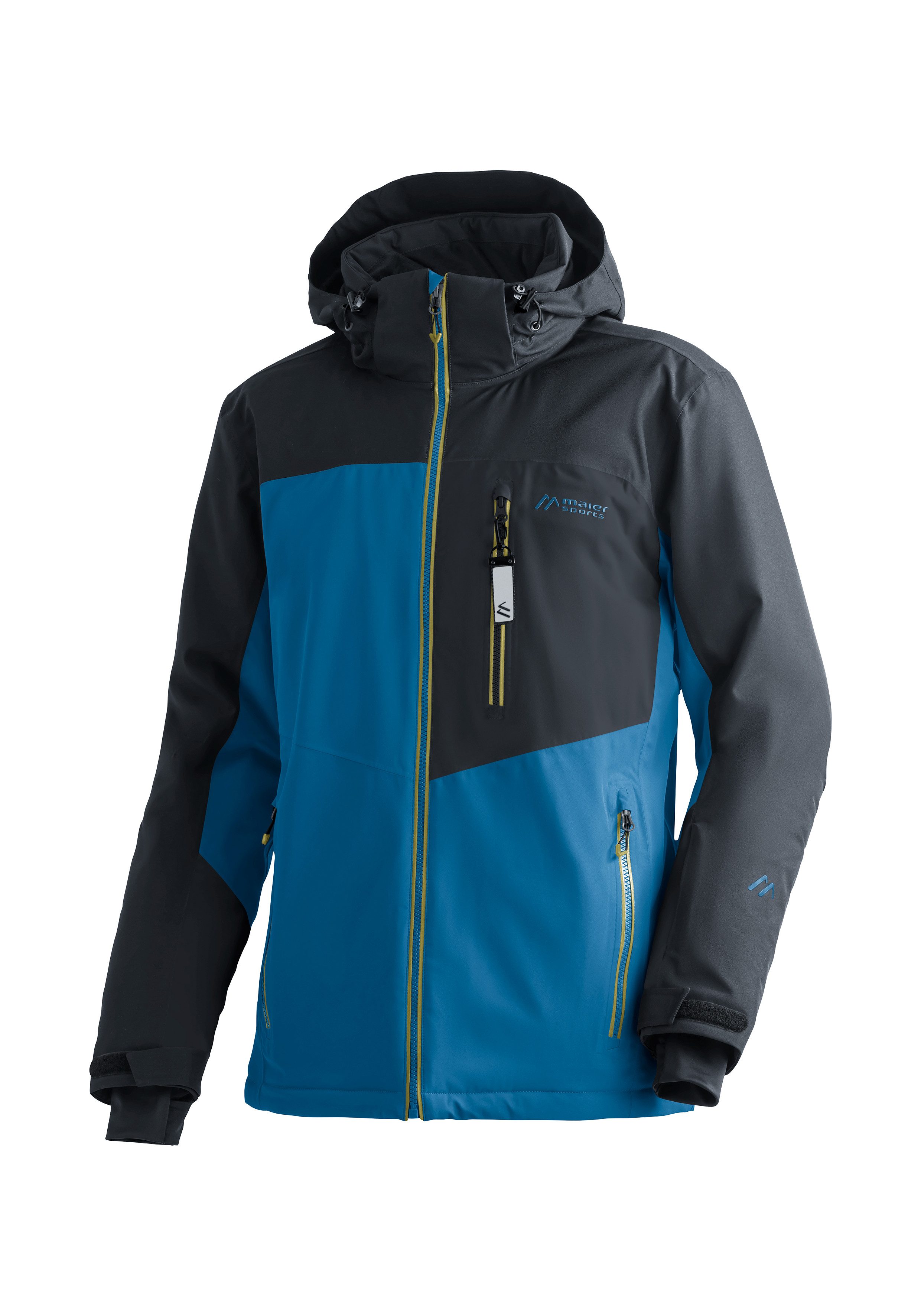 Maier Sports Skijacke Oravice Herren Winterjacke mit RV-Taschen und Kapuze, wasserdicht