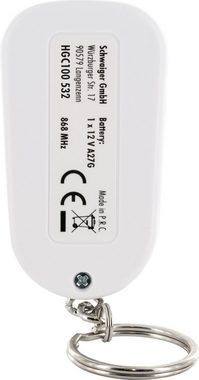 Schwaiger HGC100 532 Smart-Home-Fernbedienung (1-in-1, Ergänzungsprodukt für das SCHWAIGER® Funk-Alarm-System Green Guard)