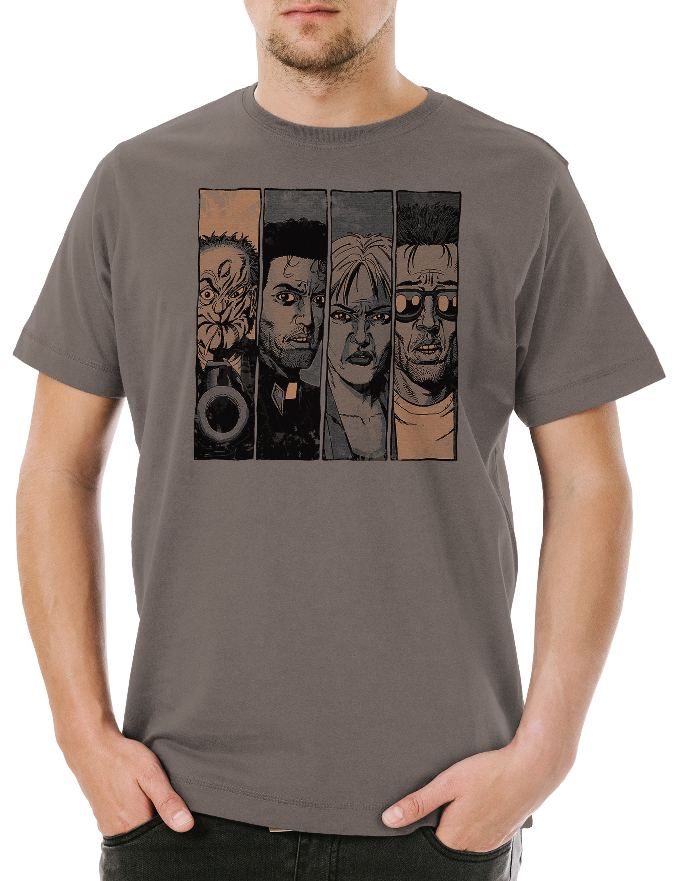 Print-Shirt Annville Characters Herren T-Shirt Jesse Comic Preacher Cassidy Custer