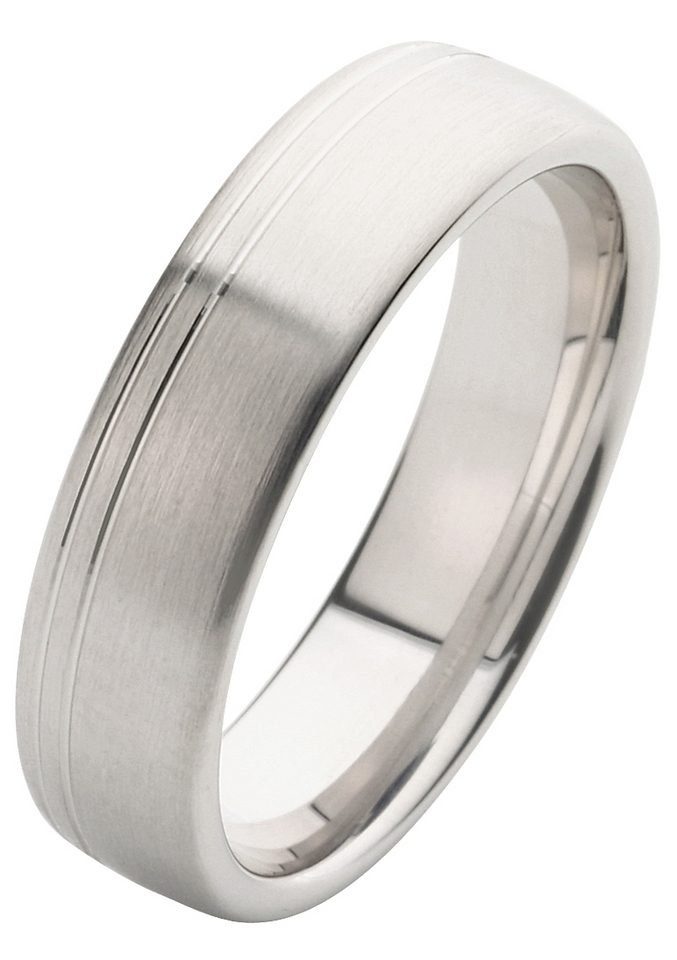 Firetti Trauring Schmuck Geschenk Hochzeit Ehering Trauring "LIEBE", Made in Germany, wahlweise mit oder ohne Brillant