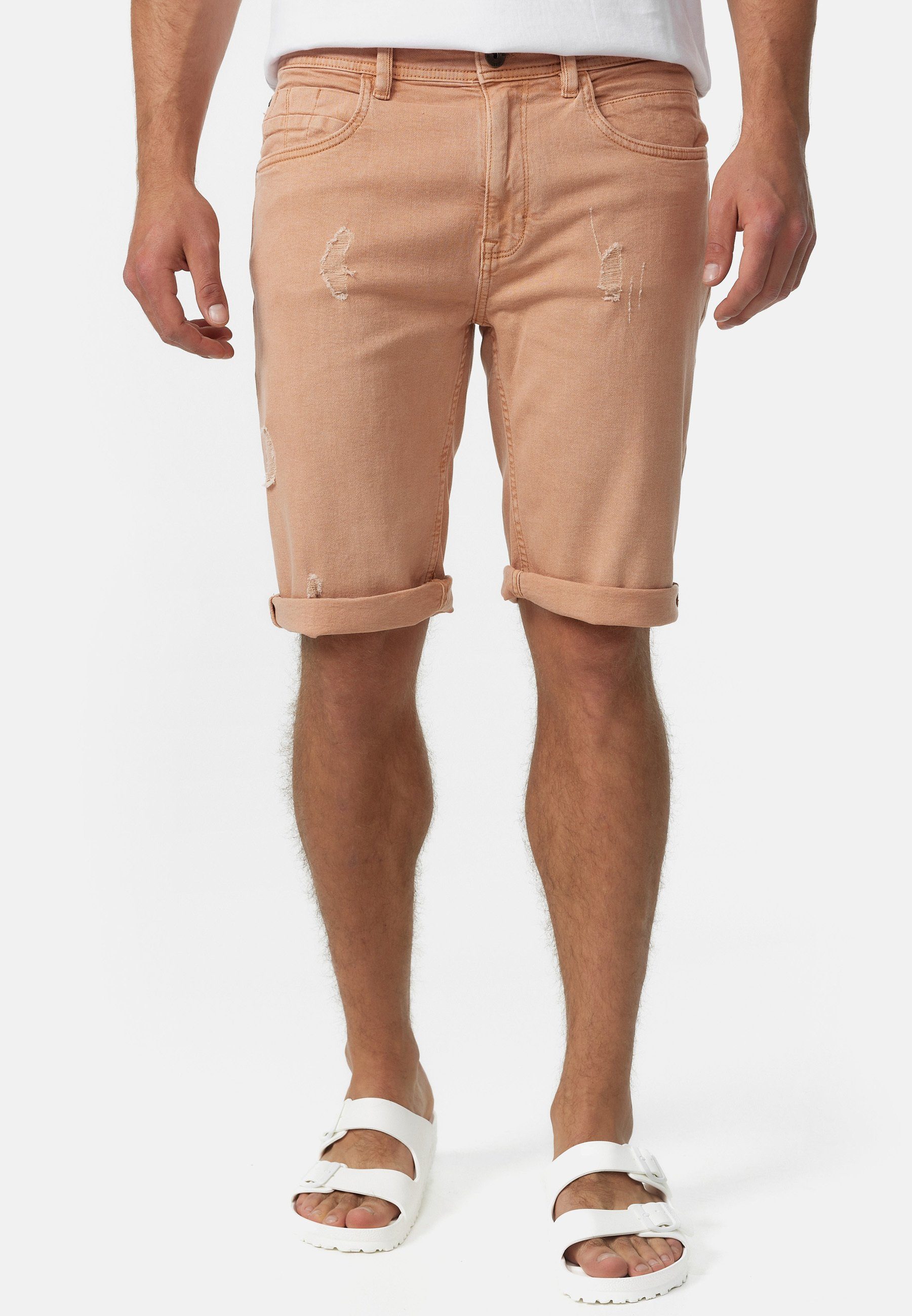 Indicode Chinoshorts Page 5-Pocket-Shorts aus Stretch günstig online kaufen