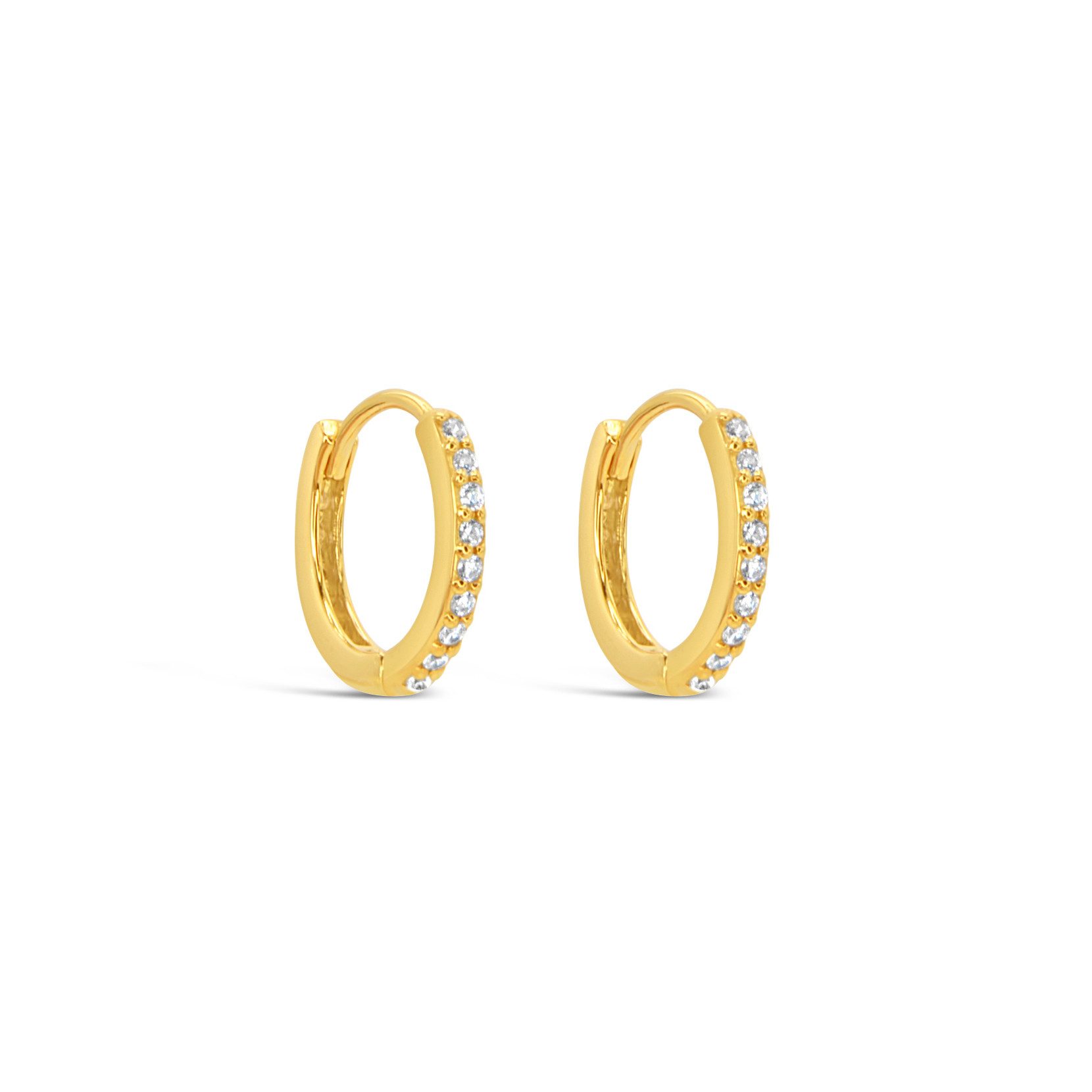 Ars-Argenti Paar Creolen Ohrringe Damen echt 925 Sterling Silber - 18K verg günstig online kaufen