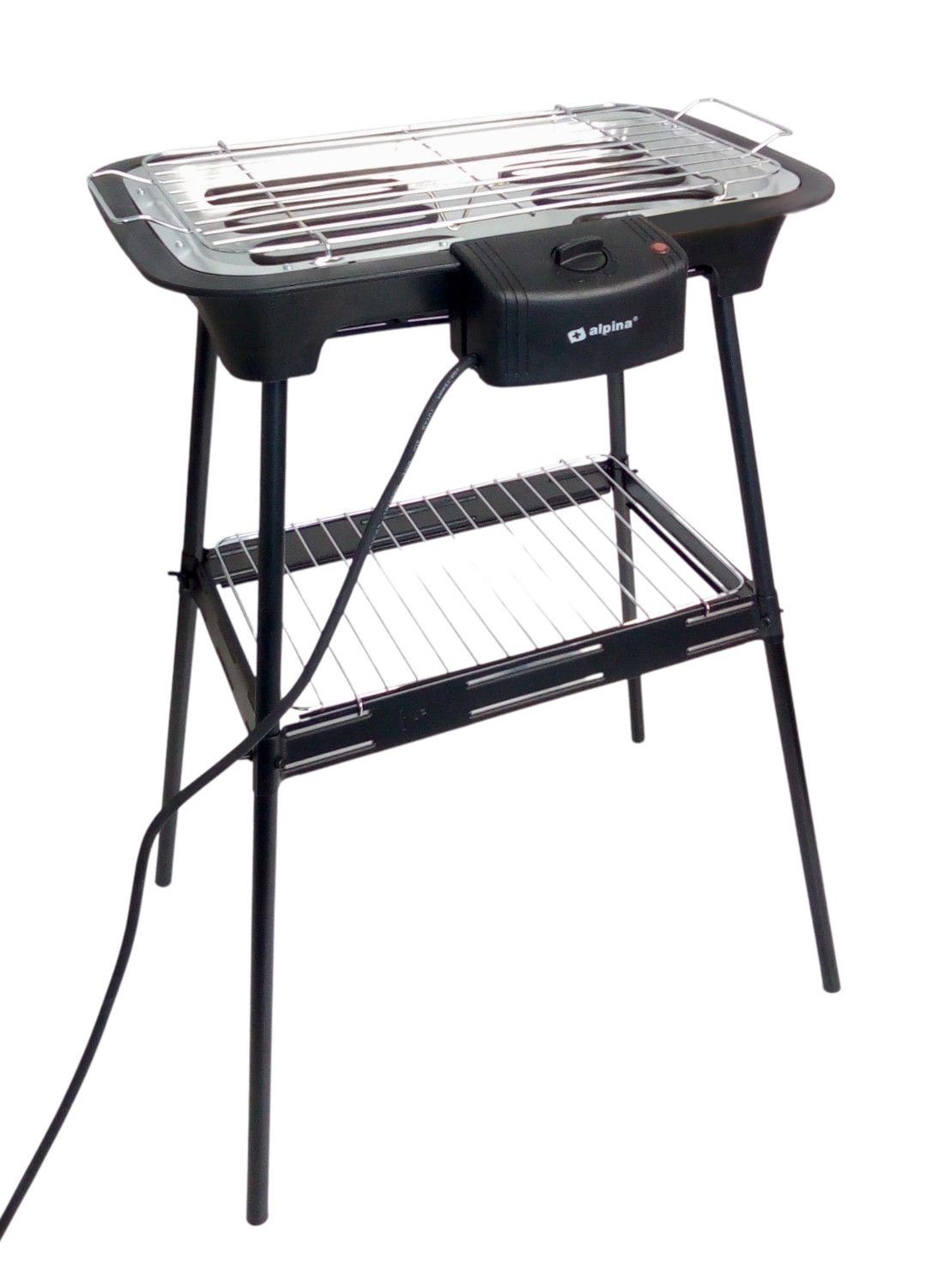 BURI Grillkamin Alpina Standgrill Tischgrill Elektrogrill Partygrill Barbecue Camping
