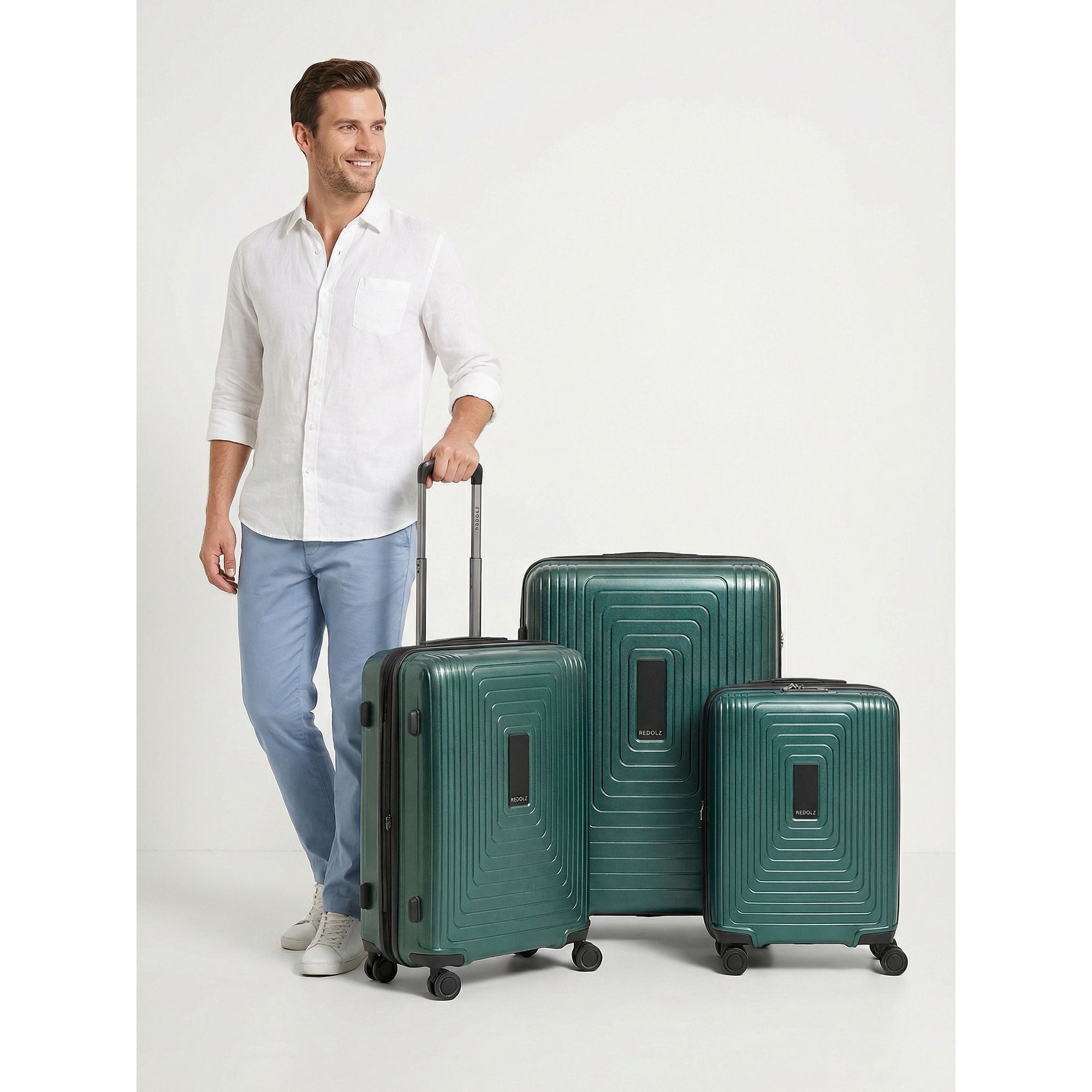 Redolz Trolleyset Essentials 14, 4 Rollen, (3-teilig, 3 tlg), Polypropylen