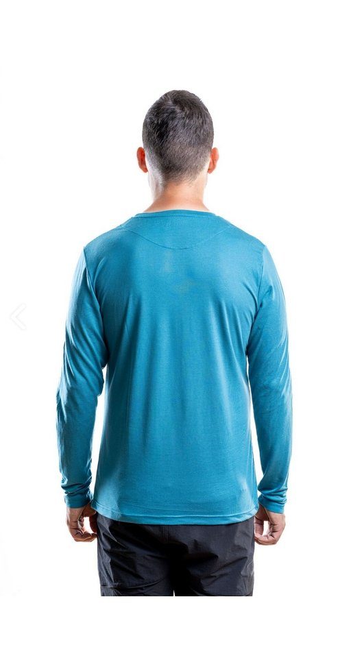 Long Longsleeve Lignum NEUALP ocean blue Sl NEUALP Men Tencel Pure Shirt