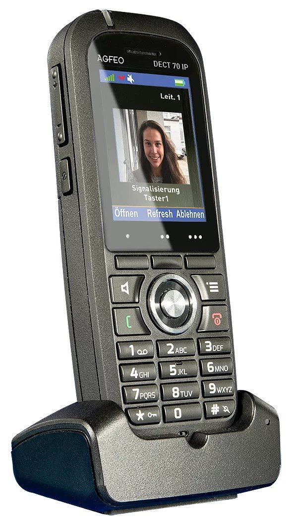 Agfeo AGFEO Telefon DECT70 IP schwarz DECT-Telefon