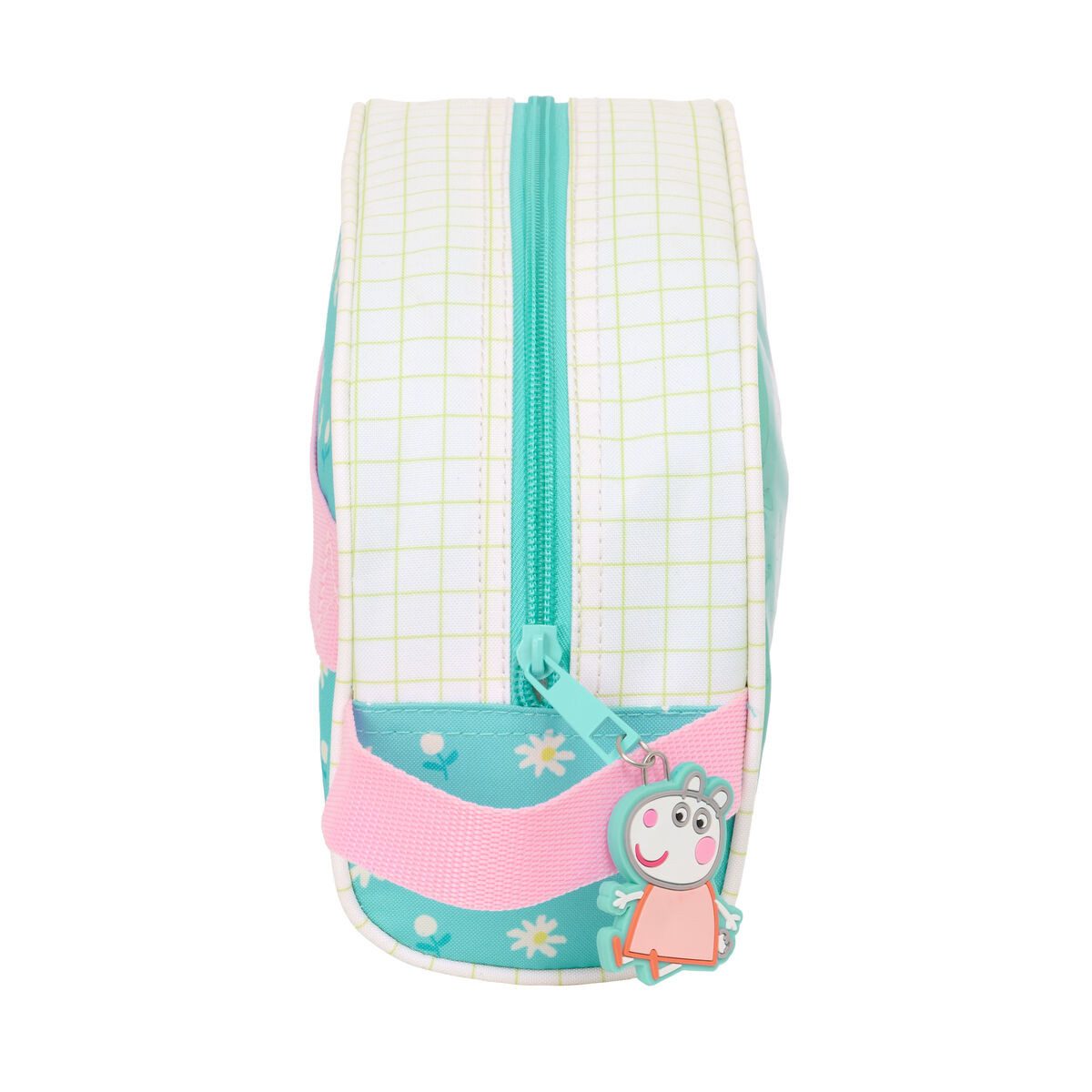 Peppa Pig Kulturbeutel Reise-Toilettentasche Peppa Pig Pretty flowers Gelb Minze 26x16x9 cm