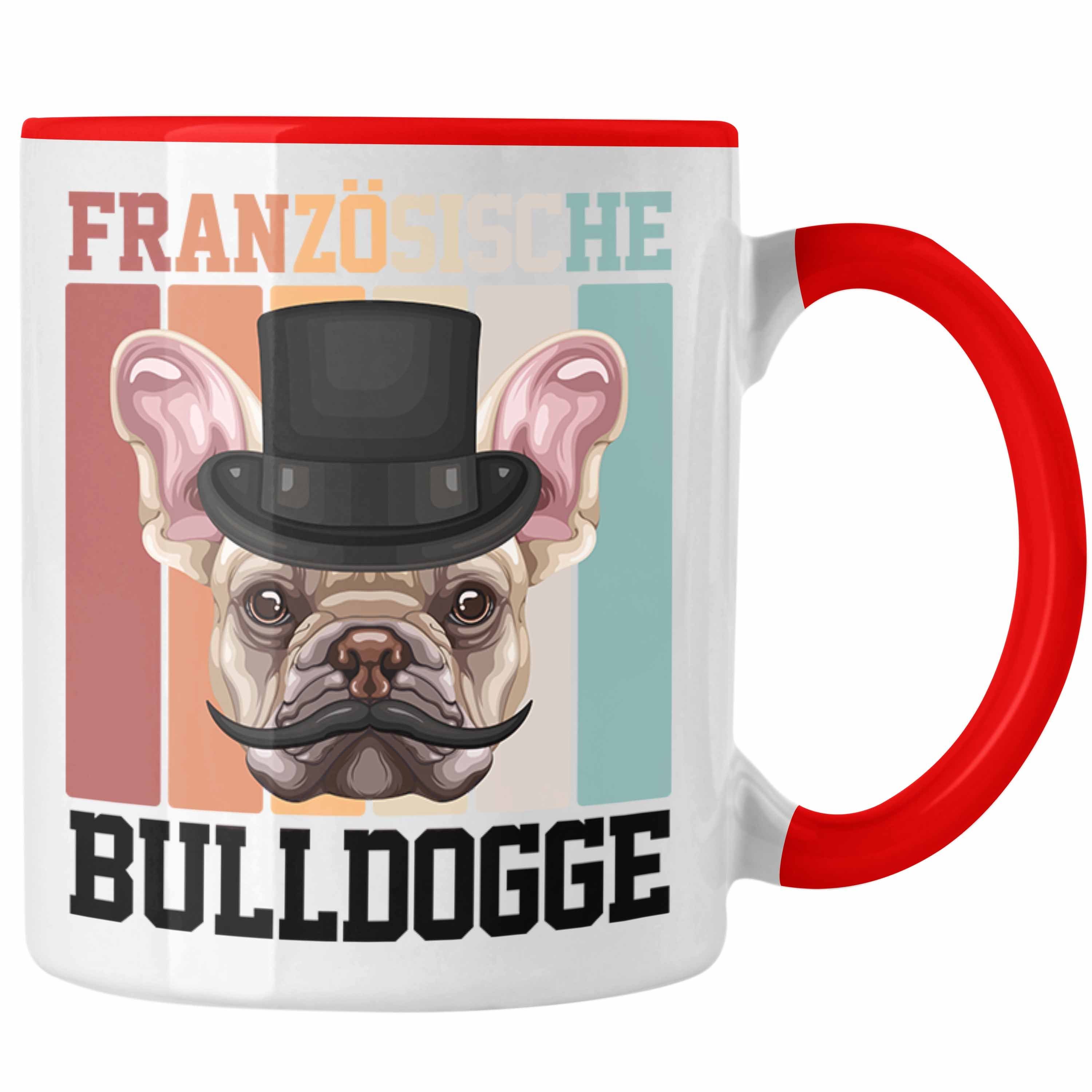 Spruch Bulldogge Trendation Rot Französische Tasse Besitzer Geschenk Lustiger Geschen Tasse