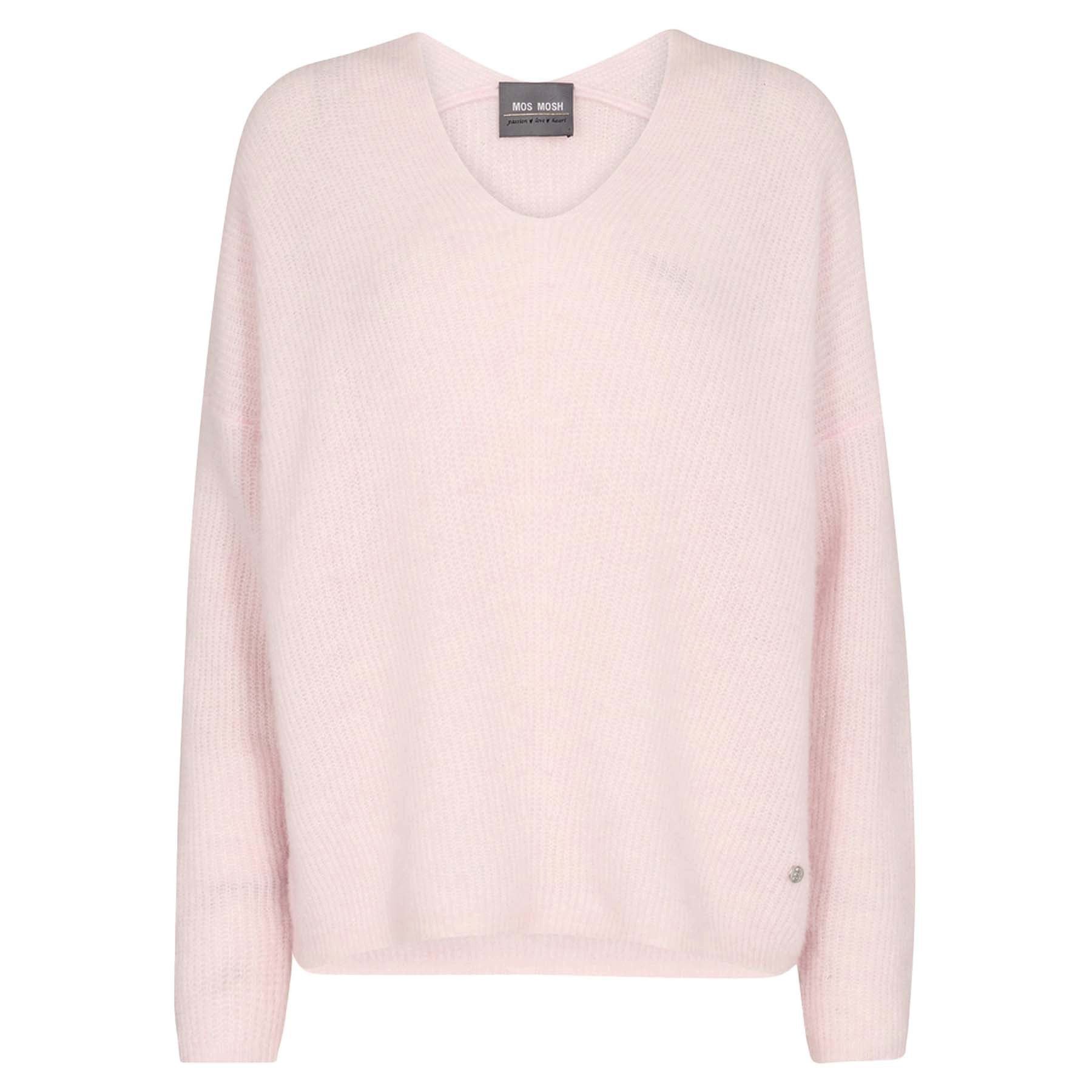 Mos Mosh Strickpullover MOS MOSH Pullover THORA mit Alpaka - Ballet Slipper