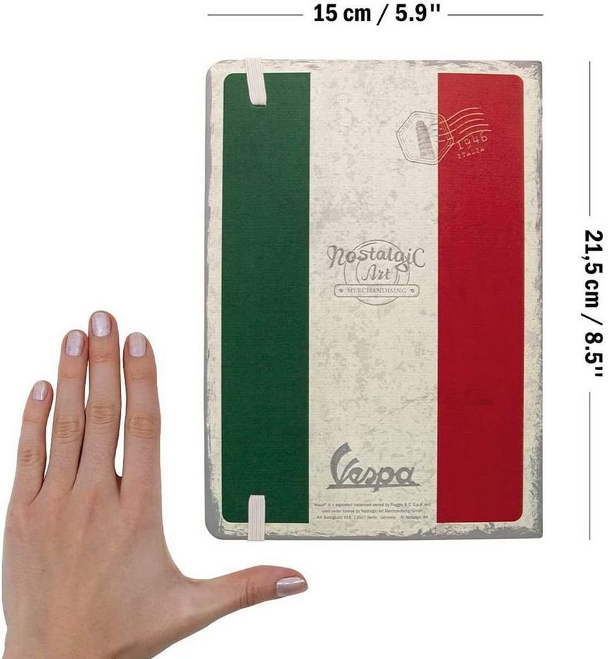 Thumbnail - Nostalgic-Art Notizbuch DIN A5 Notizbuch - Vespa - The Italian Classic