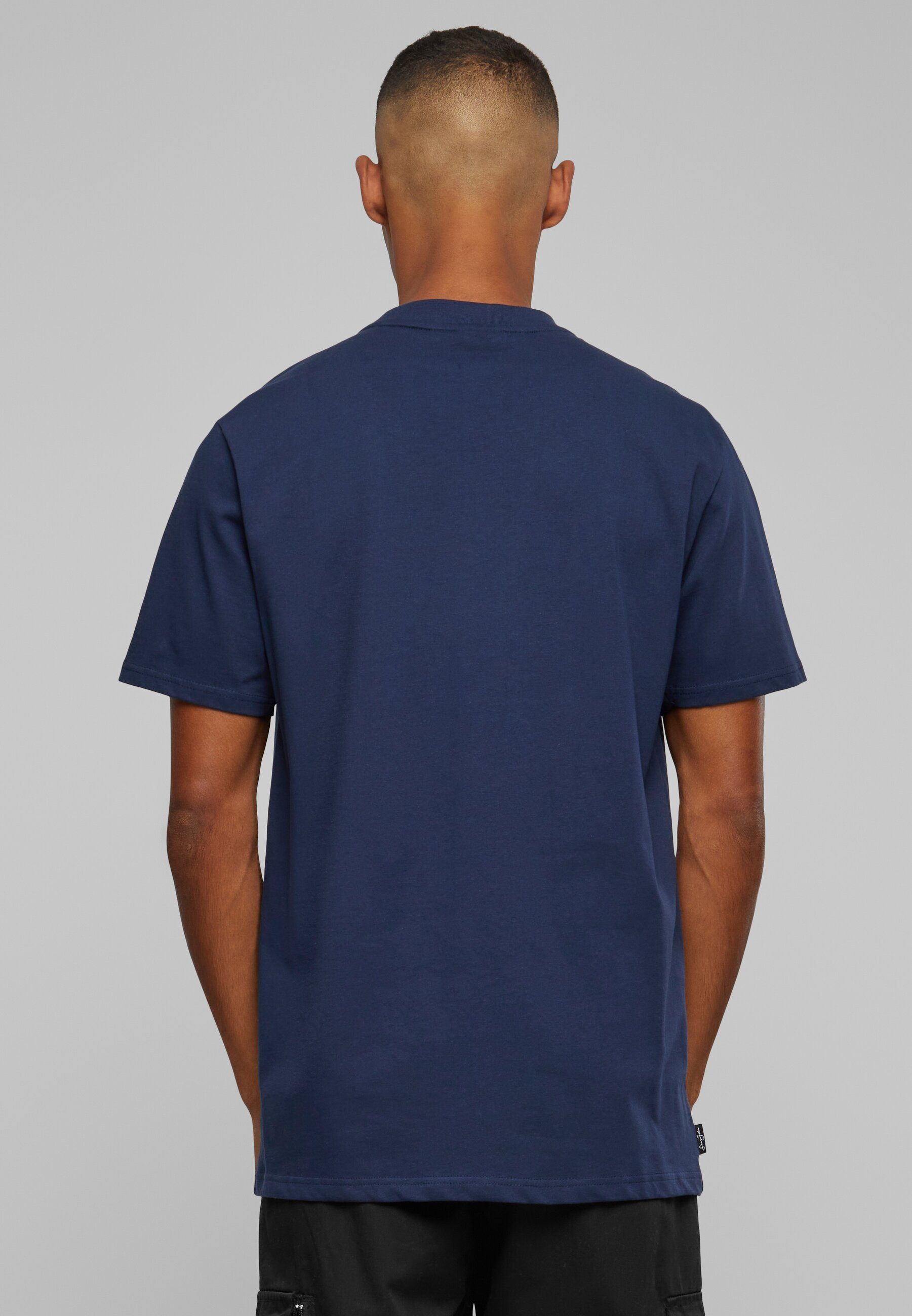 Sean John T-Shirt Classic Tee Herren blue Logo Essential (1-tlg) JM-TE012-092-007 dark