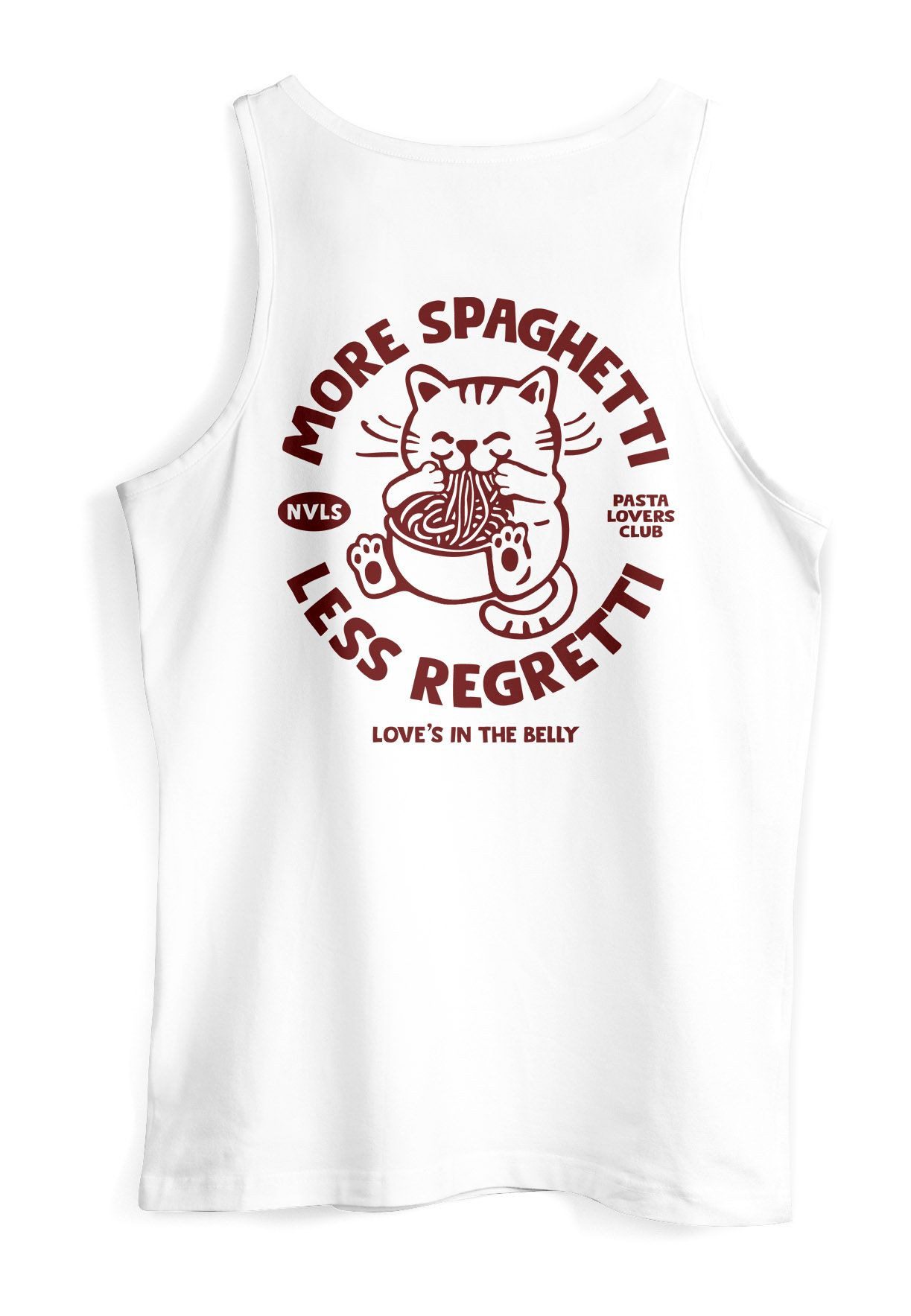 Neverless Tanktop Herren Tank-Top Katze Backprint günstig online kaufen