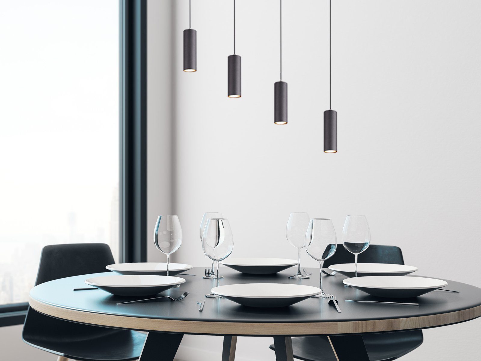 TRIO Leuchten LED Pendelleuchte, Dimmfunktion, LED wechselbar, Warmweiß, mo günstig online kaufen