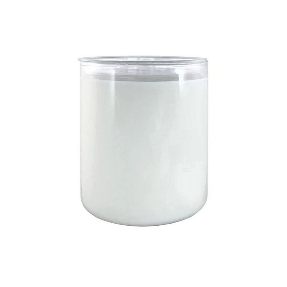 Spinnrad GmbH Lebensmittelfarbstoff Einsatzbehälter aus Glas für Joghurt,  Quark & Co 1 L