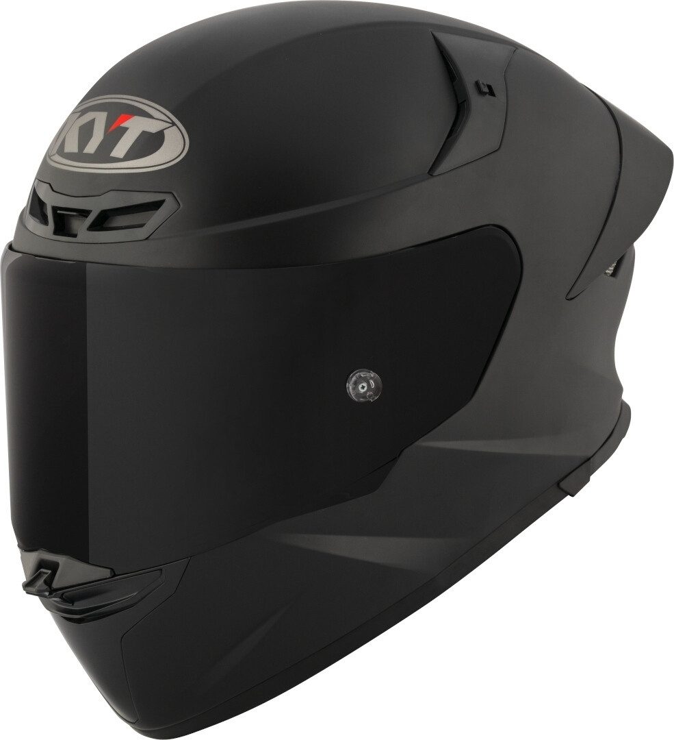 KYT Motorradhelm TT-Revo Plain Helm, Pinlock, Ratschenverschluss, Spoiler, ECE 22.06