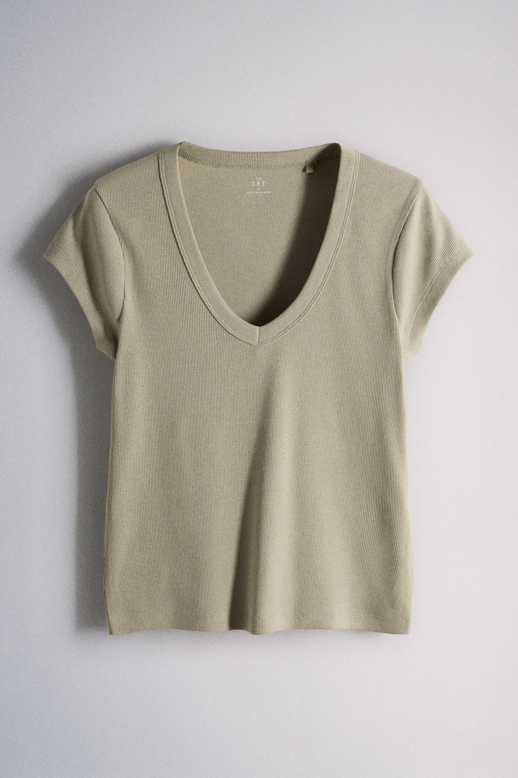 The Set V-Shirt The Set Tops mit Flügelärmeln, 5er-Pack (5-tlg)