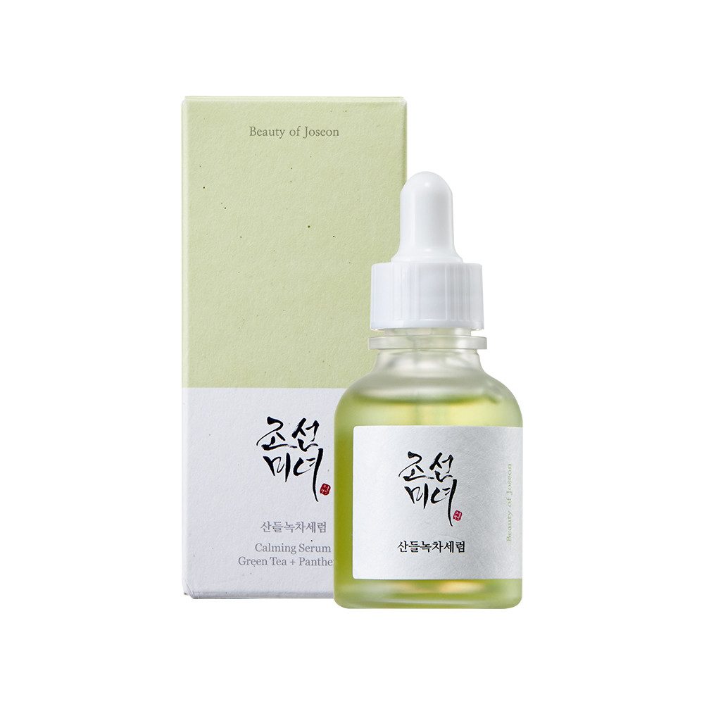 Beauty of Joseon Gesichtsserum CALMING SERUM GREEN TEA + PANTHENOL, für empfindliche Haut, beruhigt und spendet intensive Feuchtigkeit
