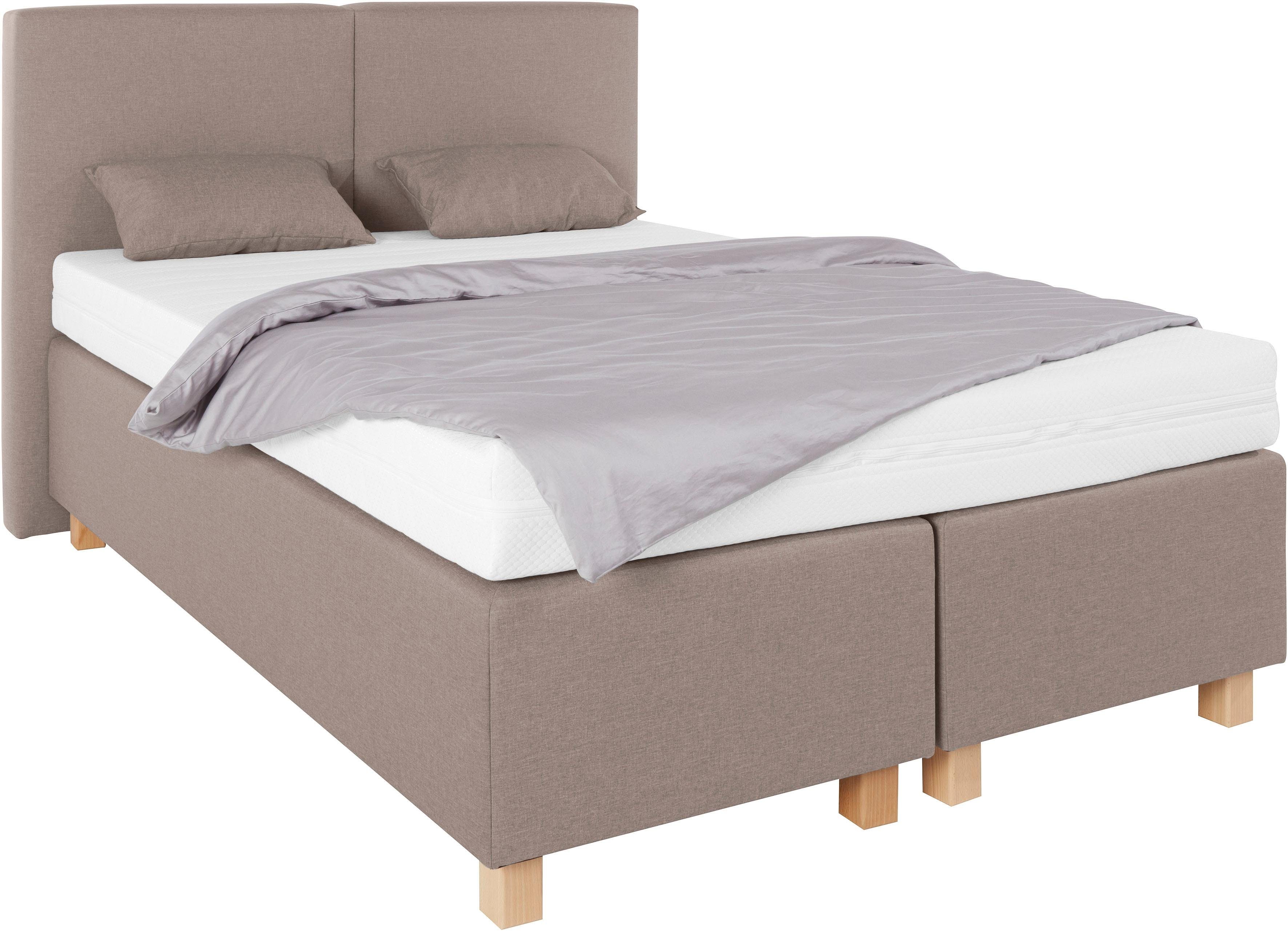 Westfalia Schlafkomfort Boxspringbett, mit Zierkissen. Reduzierter Preis € 829,99. Unverbindliche Preisempfehlung € 1.139,00