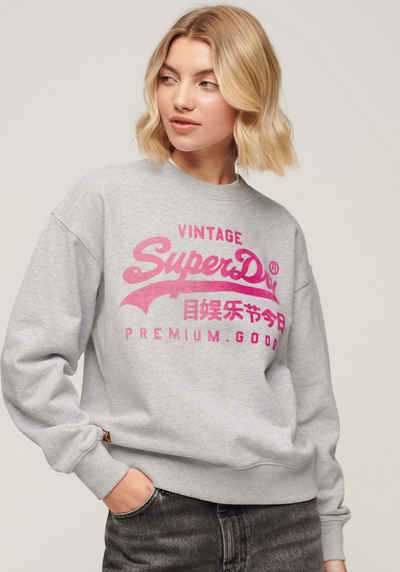 Superdry Sweatshirt TONAL VL LOOSE SWEATSHIRT