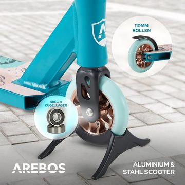 Arebos Stuntscooter Stunt Scooter Tretroller, ABEC-9 Kugellager