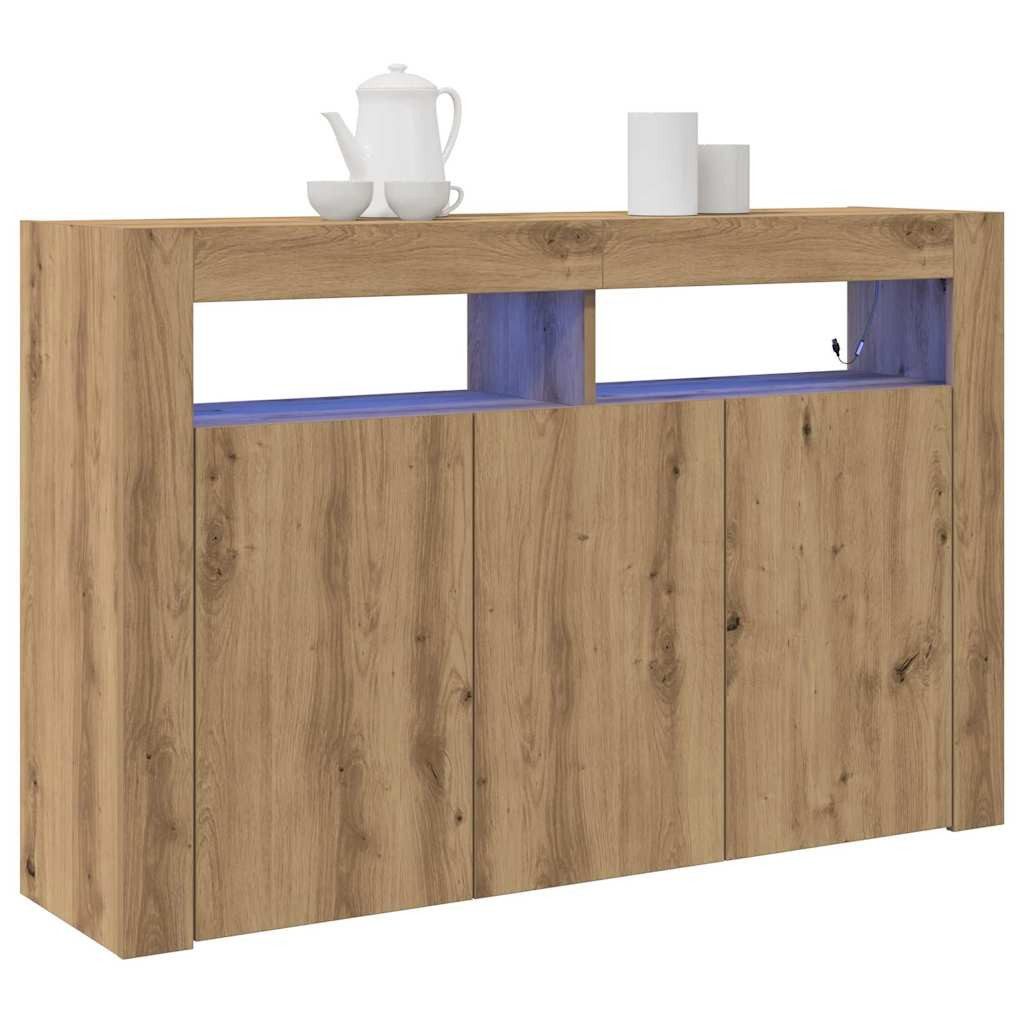 vidaXL Sideboard Sideboard Artisan-Eiche 116 x 30 x 75 cm Holzwerkstoff (1 günstig online kaufen