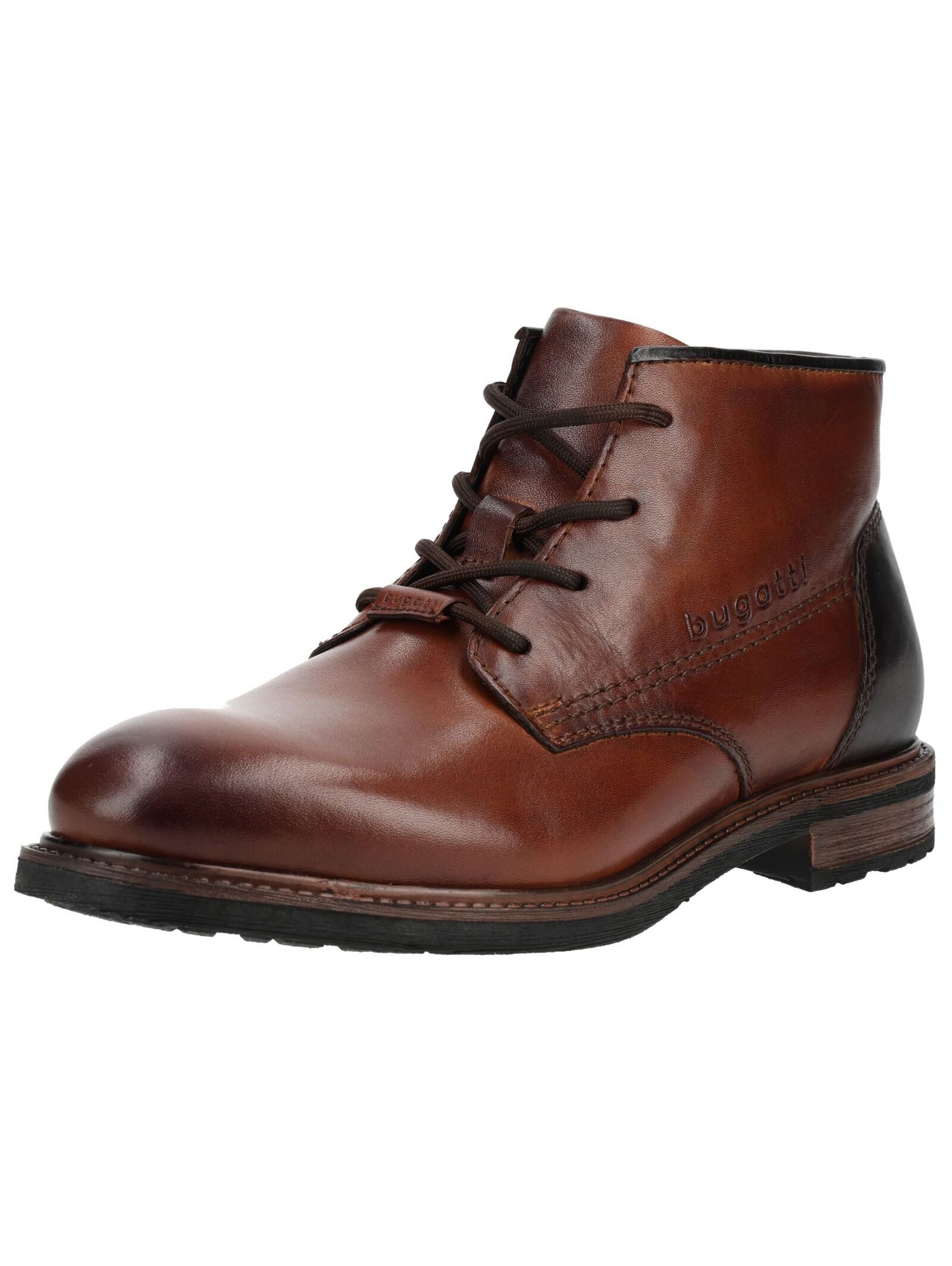 bugatti bugatti Stiefelette Leder Schnürstiefelette