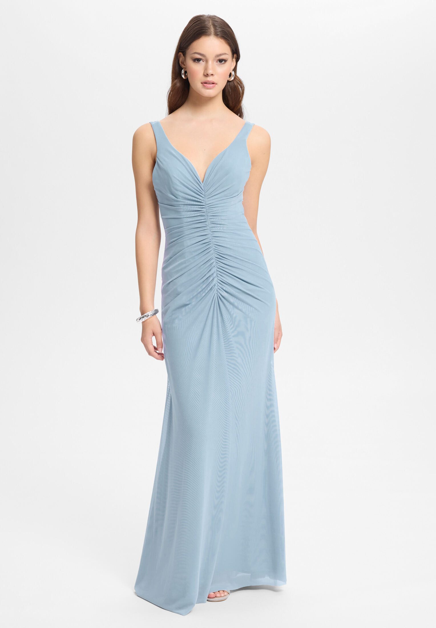 Hey Kyla Abendkleid - Figurbetontes Abendkleid mit feiner Raffung Figurbetonte Passform