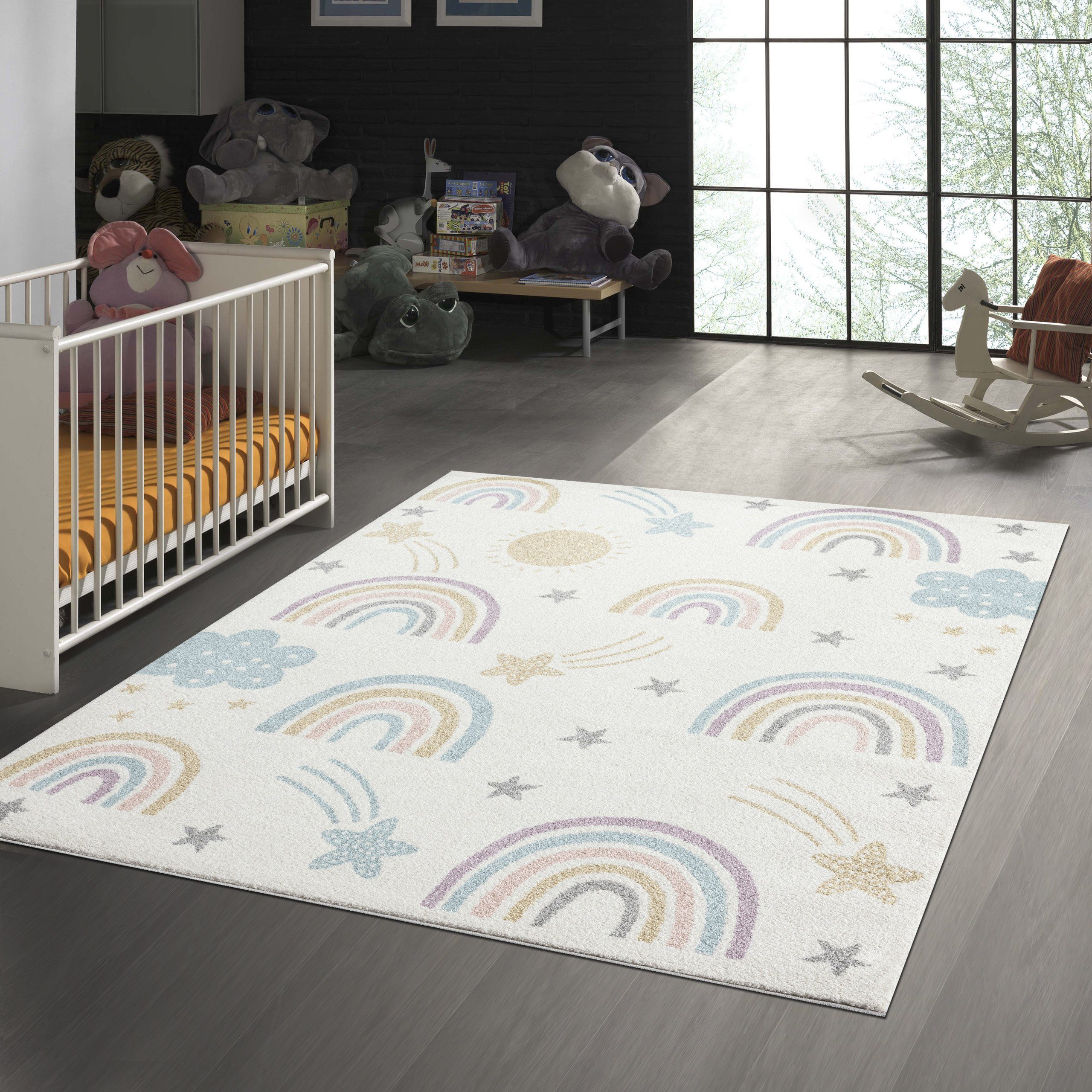 TeppichHome24 Kinderteppich Kinderzimmer Teppich weicher Flor günstig online kaufen