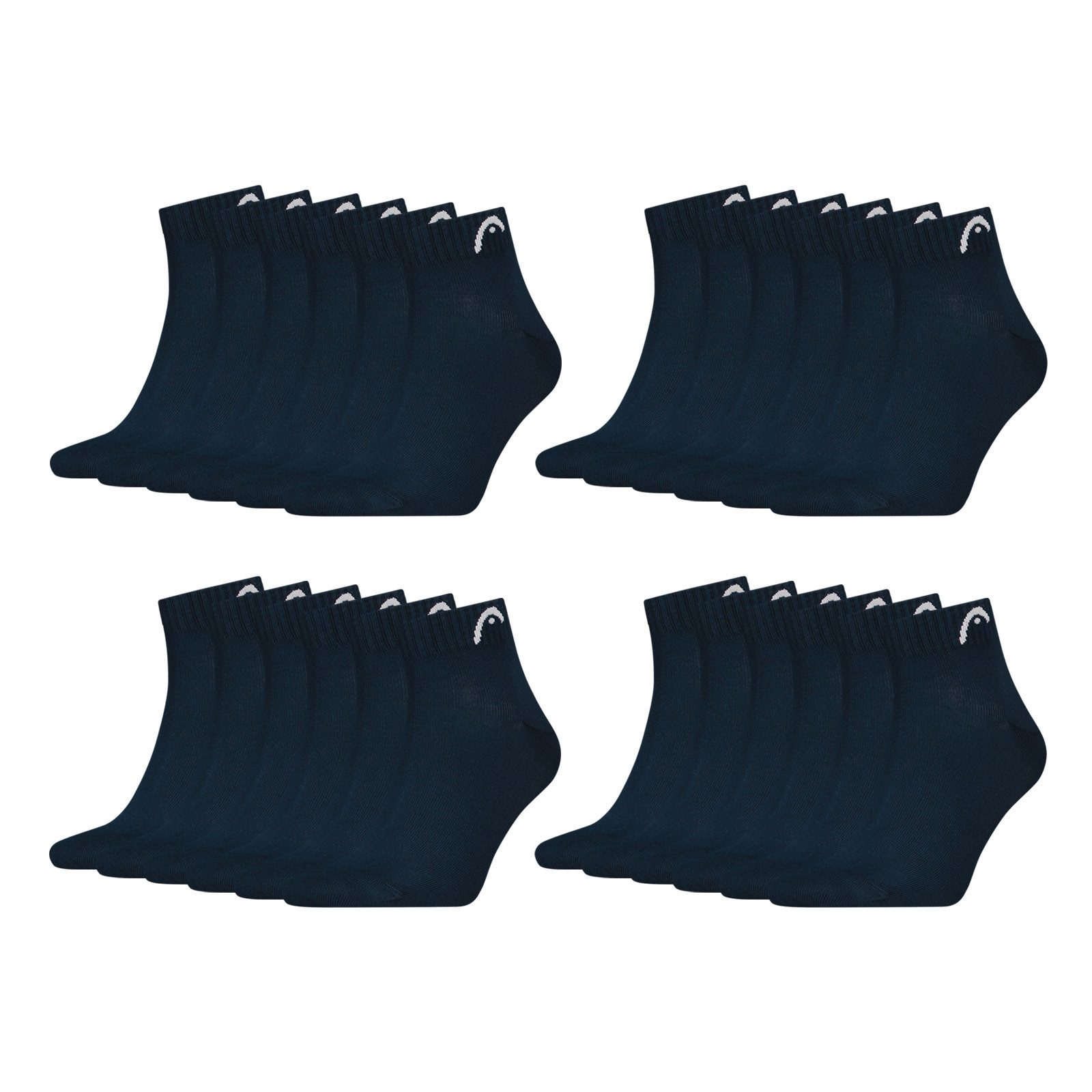Head Sportsocken All Sports Training Quarter Socks (12-Paar) mit flacher Zehennaht