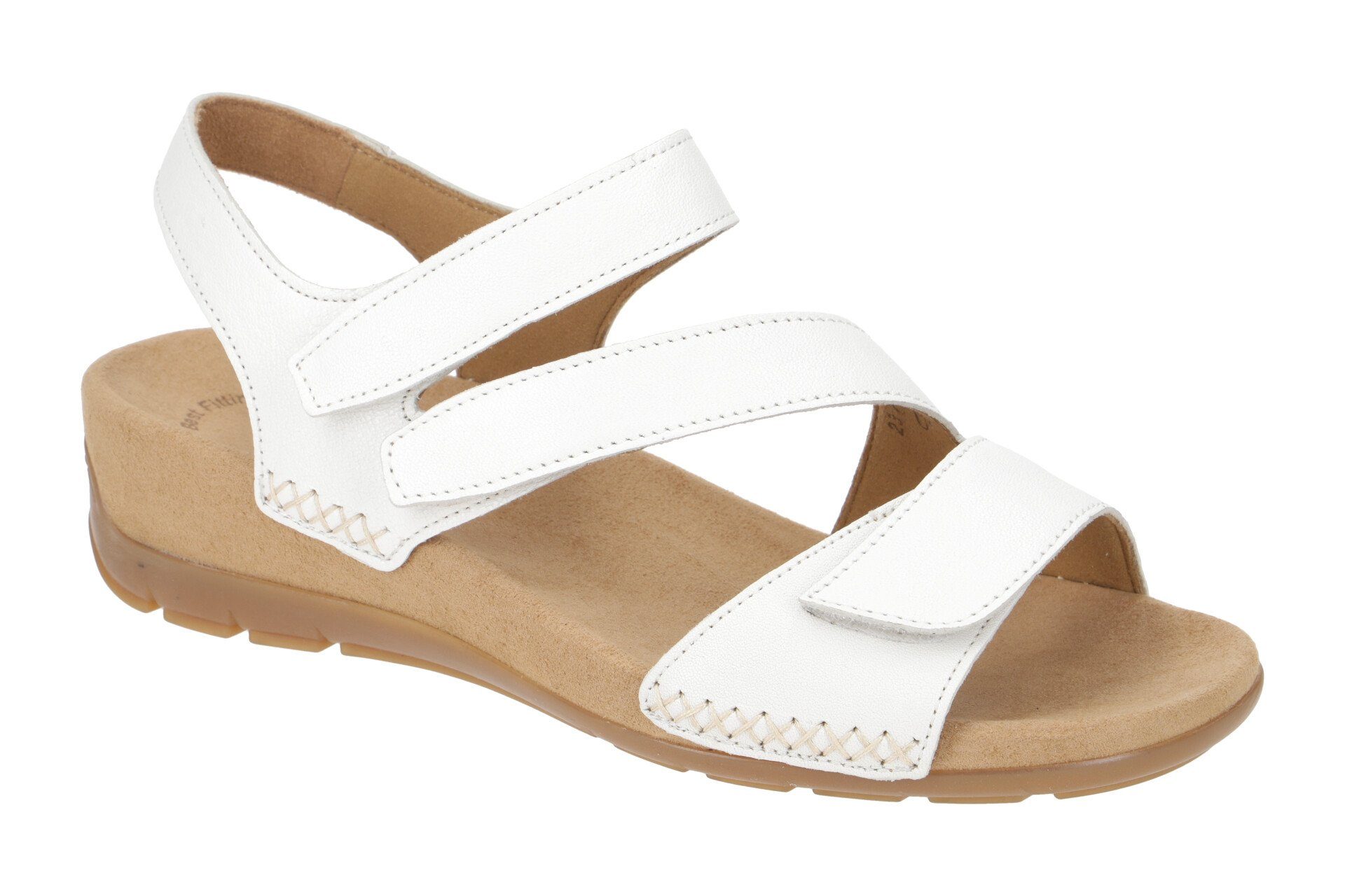 Gabor 23.734.21 Sandalette Weiß / (latte 21)