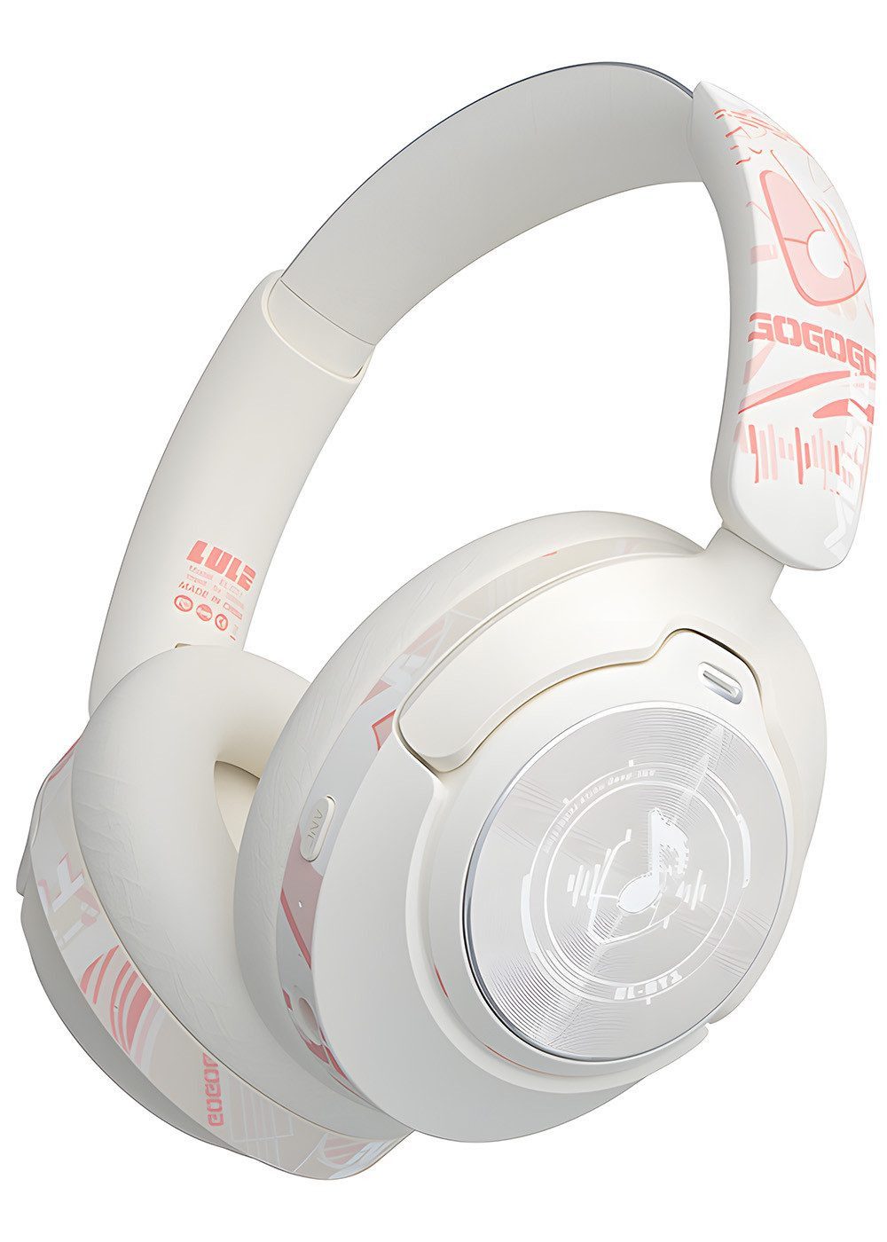 Forrlite Gaming Headset, Bluetooth Наушники, Wireless Gaming-Headset Over-Ear-Kopfhörer (Bluetooth 5.4, 125 Stunden ultralange Akkulaufzeit, -42 dB doppelte Geräuschreduzierung, mit abnehmbarem Mikrofon mit Geräuschunterdrückung, Doppelgeräte-Verbindung,HiFi-Stereo-Klangqualität, für Übung, Büro und Langzeitgebrauc)