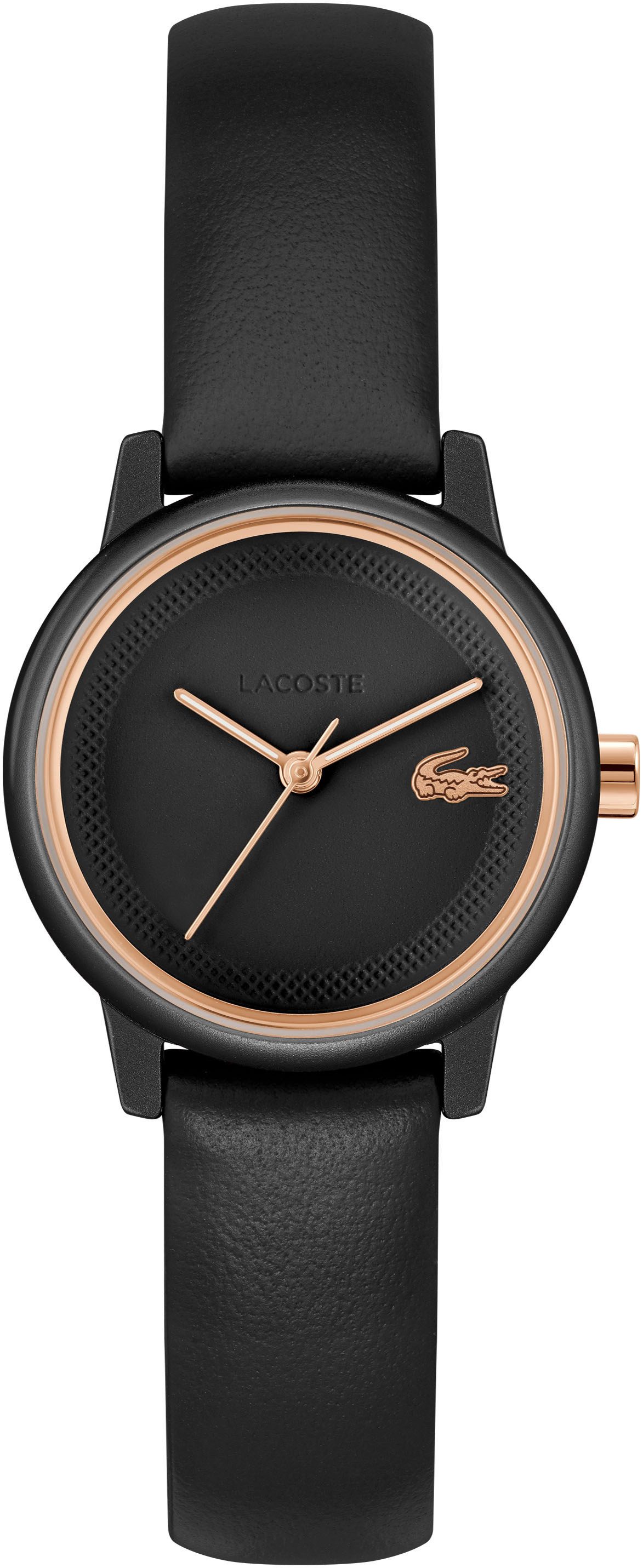 Lacoste Quarzuhr LACOSTE 12.12 SWIFT 2001436, Armbanduhr, Damenuhr, Lederar günstig online kaufen