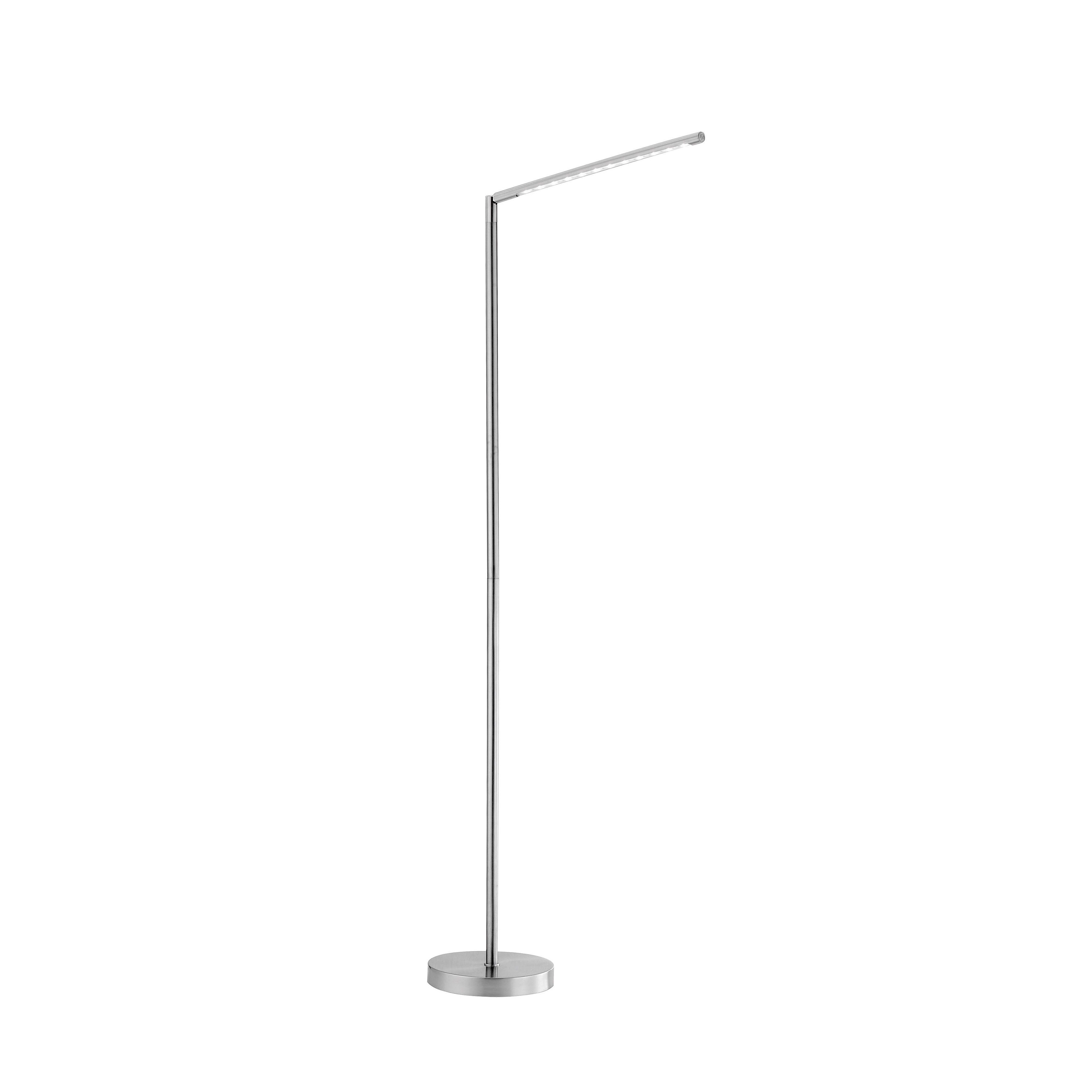 JUST LIGHT Stehlampe DAWDA, LED fest integriert, Warmweiß, LED, dimmbar über Tastdimmer