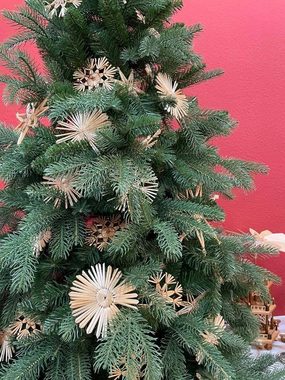 RIFFELMACHER & WEINBERGER Weihnachtsbaumkugel Weihnachtsbaumschmuck Strohsterne 30-tlg. Ø 6 cm