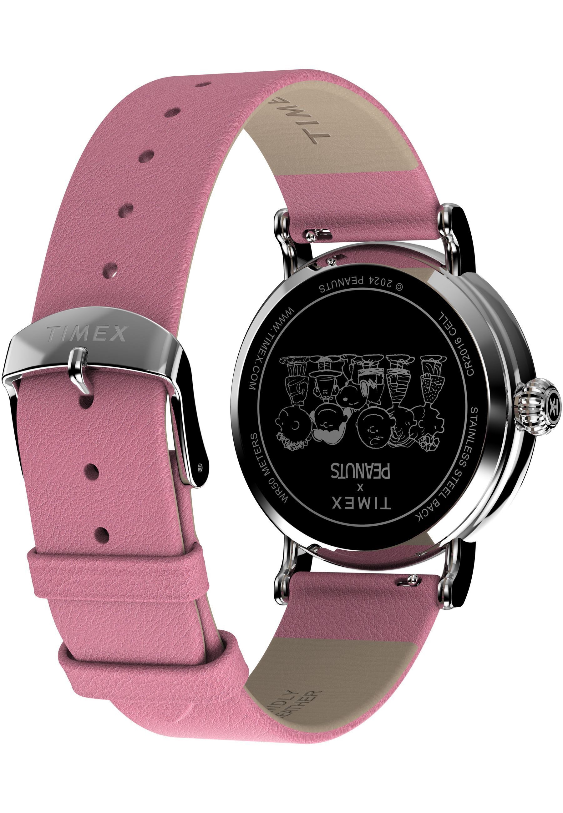 Timex Quarzuhr Timex Standard x Peanuts Valentine's, (1-tlg., Not a set – not applicable to this product), Quarz Analog – Bild 3 von 5