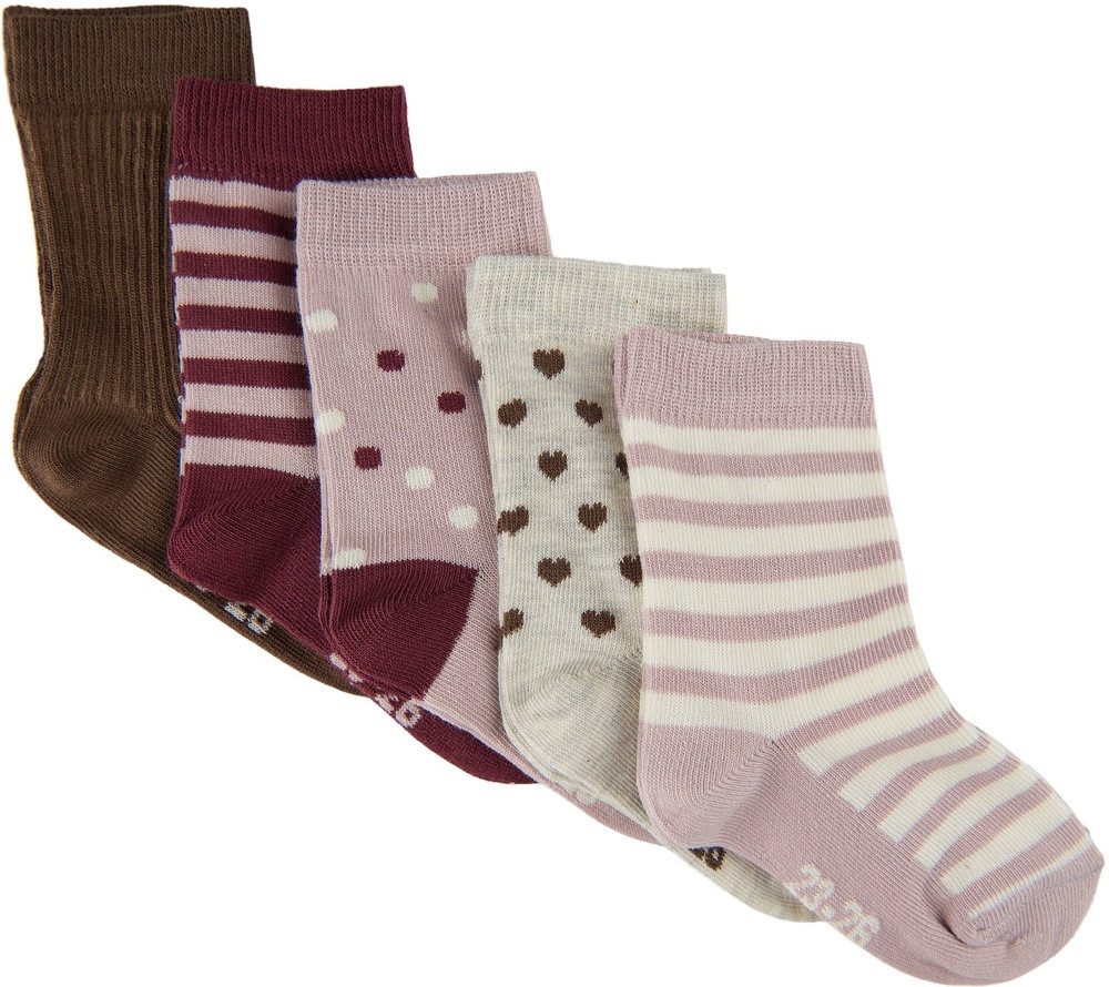 Minymo Socken Sock w. pattern (5-pack)