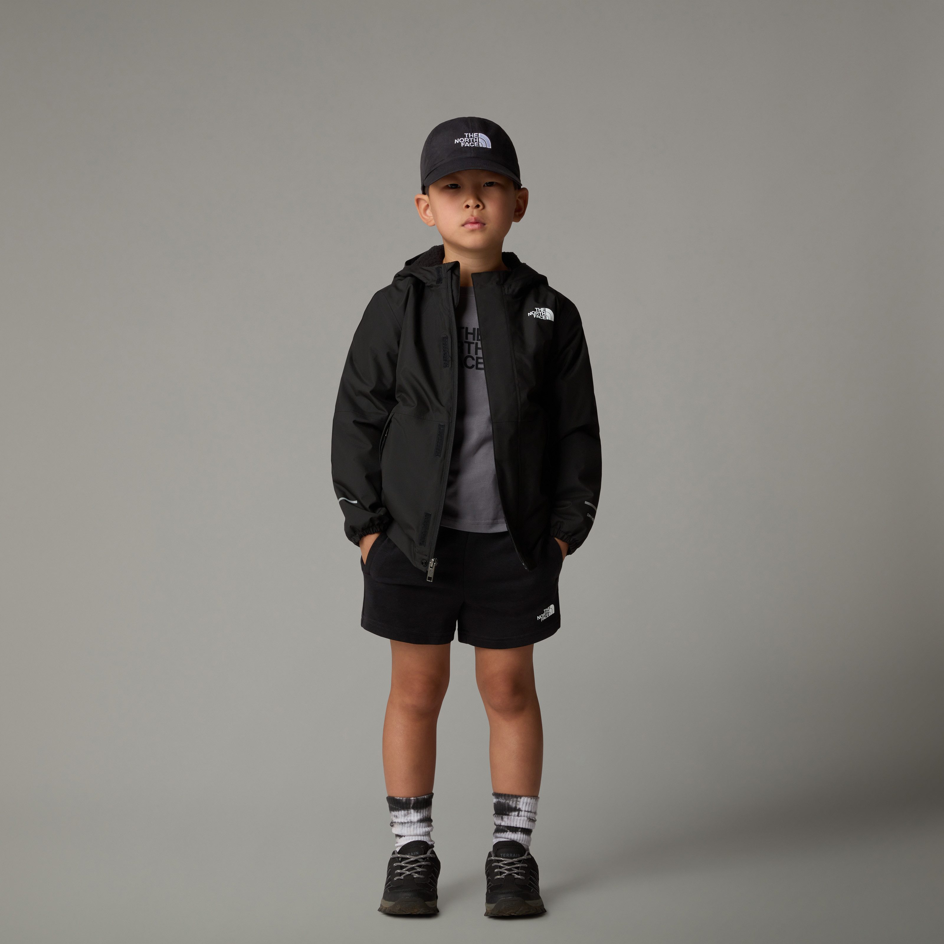 The North Face Regenjacke KID WARM ANTORA RAIN JACKET mit Kapuze, wasserdicht, winddicht, atmungsaktiv, für Kinder – Bild 4 von 5