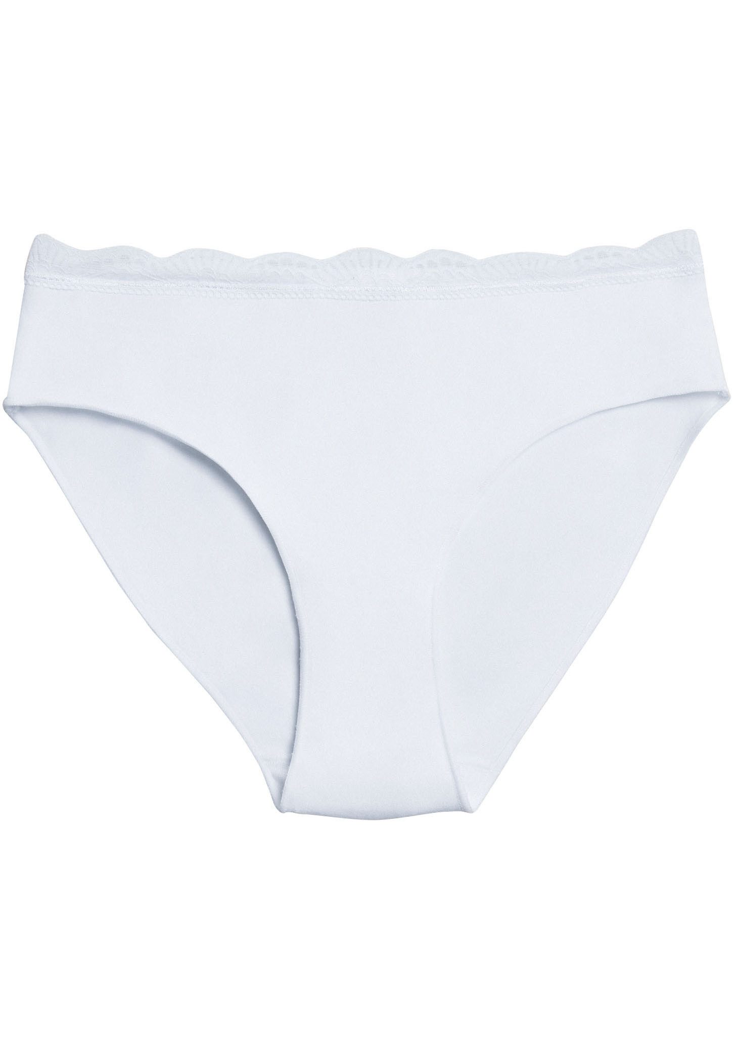 YSABEL MORA Midislip "BASIC COLLECTION COTTON WITH LACE", (3er Pack), mit b günstig online kaufen