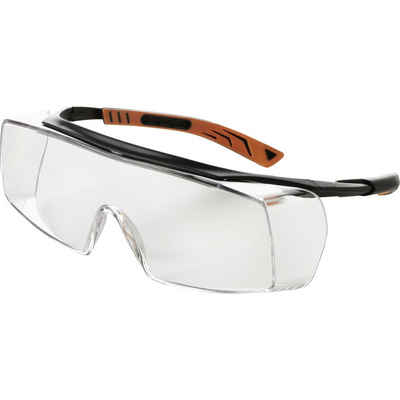 Univet Arbeitsschutzbrille Univet 5X7 5X7-01-00 Überbrille mit Antibeschlag-Schutz, inkl. UV-Schu