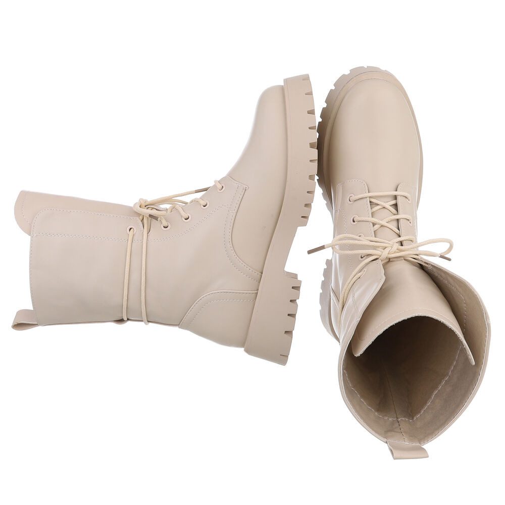 Ital-Design Moderne Damenstiefel mit Schnürung für günstig online kaufen