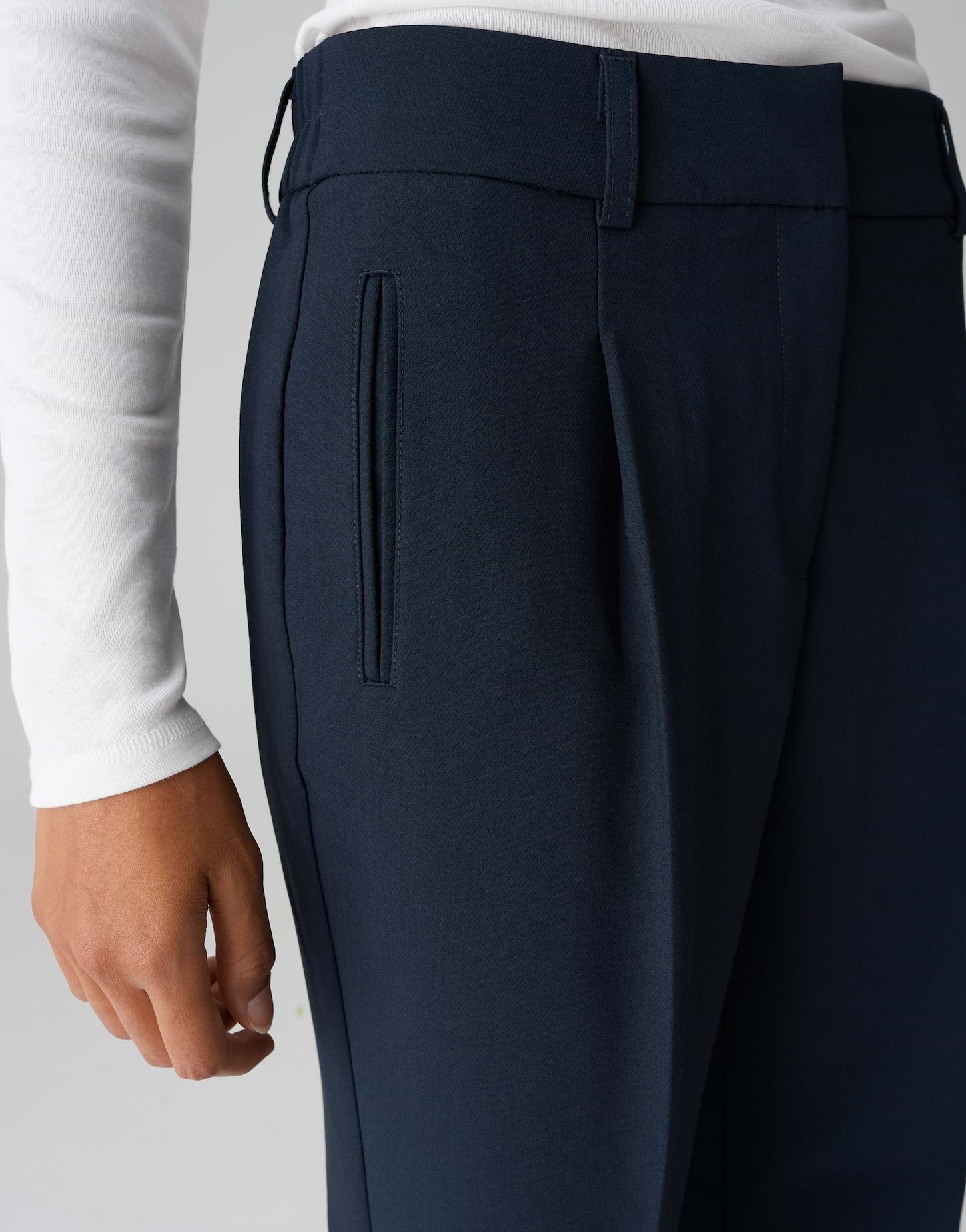 OPUS Stoffhose MEERI CITY mit Komfortbund