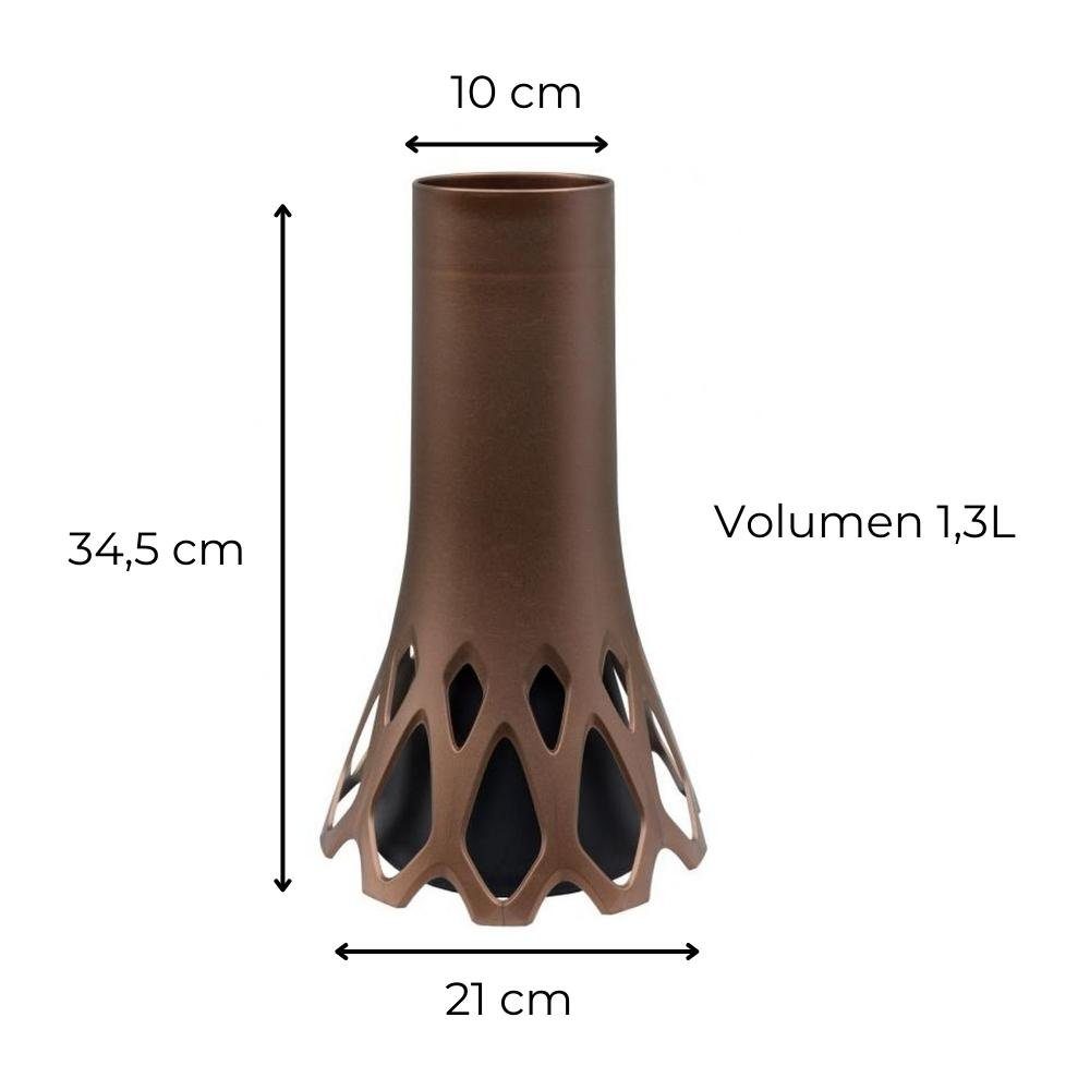 GarPet Bodenvase Grabvase Roseta mit Sockel günstig online kaufen