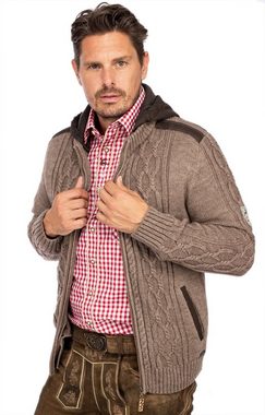 Maddox Trachtenjacke Strickjacke WAIDSEE braun