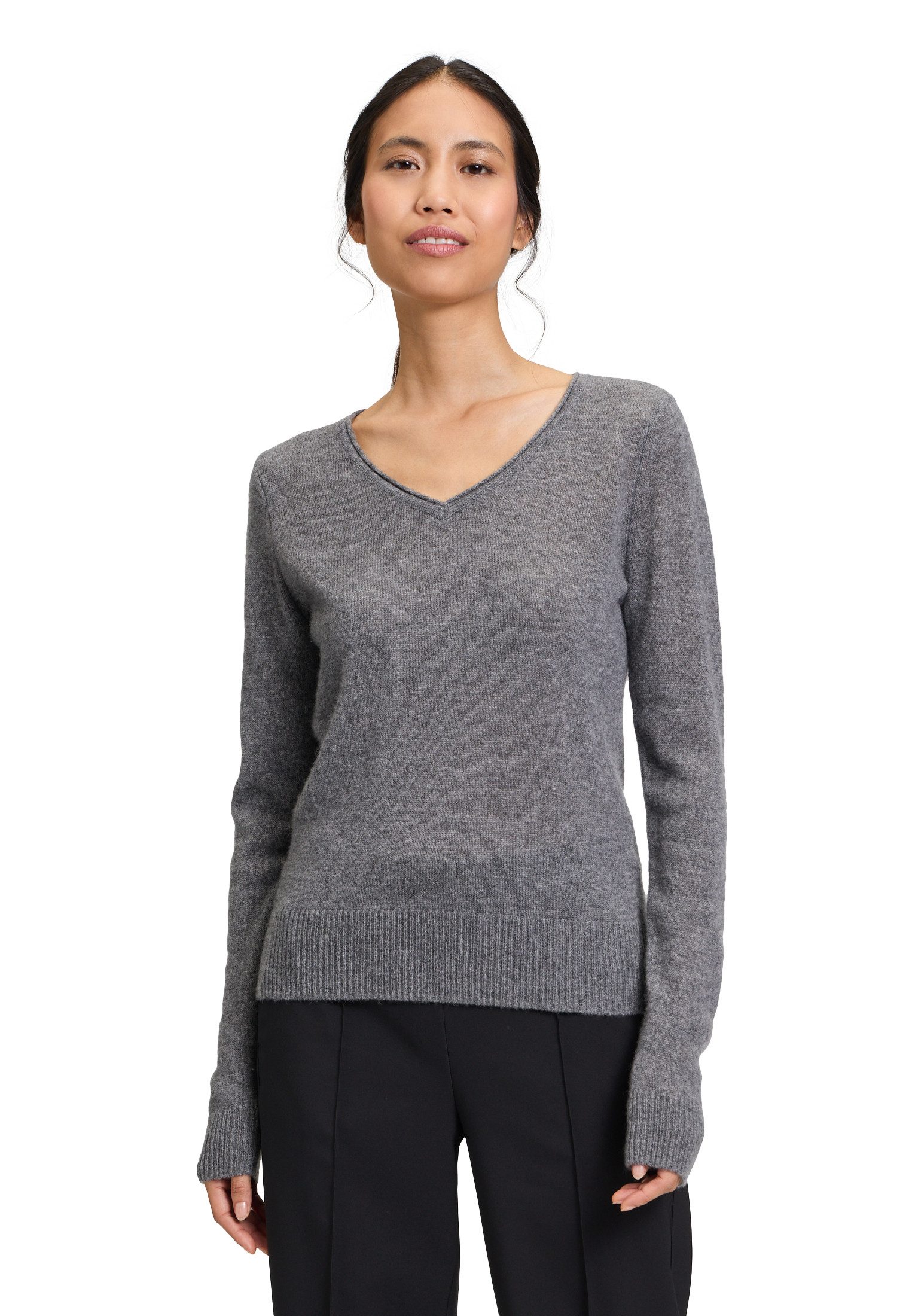 Betty Barclay Strickjacke "Betty Barclay Damen Kaschmir-Strickjacke mit Rip günstig online kaufen