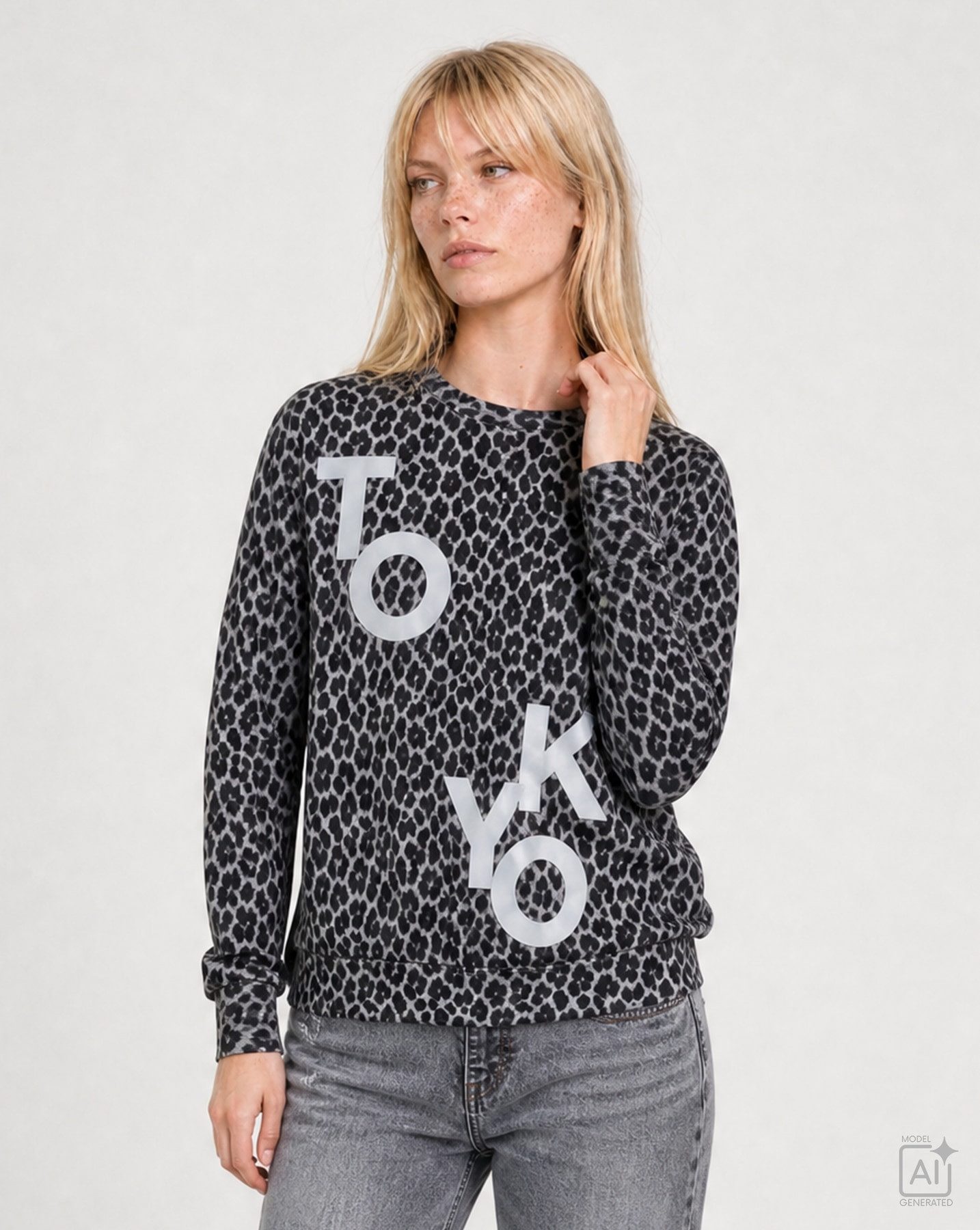 Smith & Soul Sweatshirt mit Allover-Print, oversize